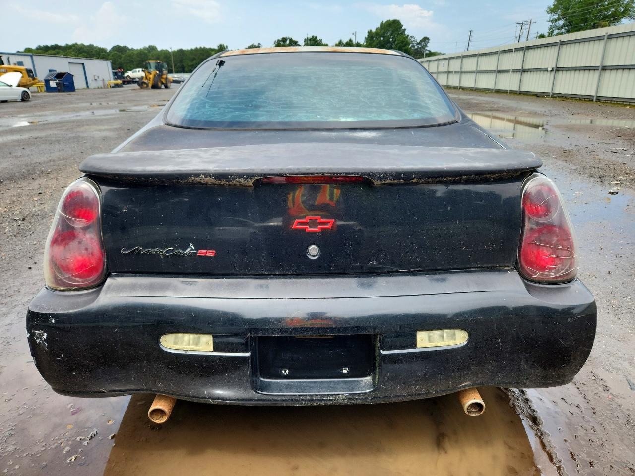2002 Chevrolet Monte Carlo Ss Black vin: 2G1WX15K829356378