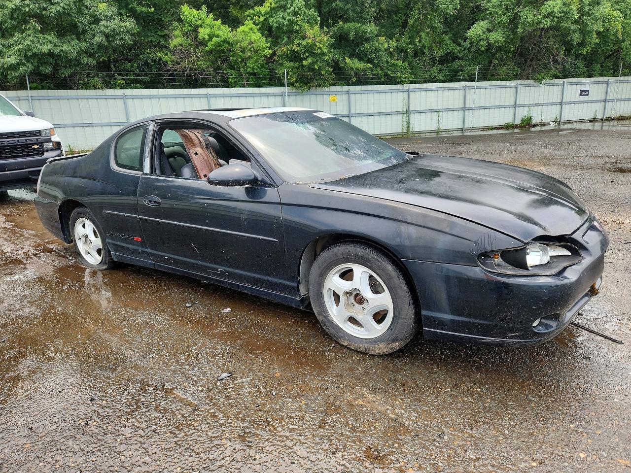 2002 Chevrolet Monte Carlo Ss Black vin: 2G1WX15K829356378