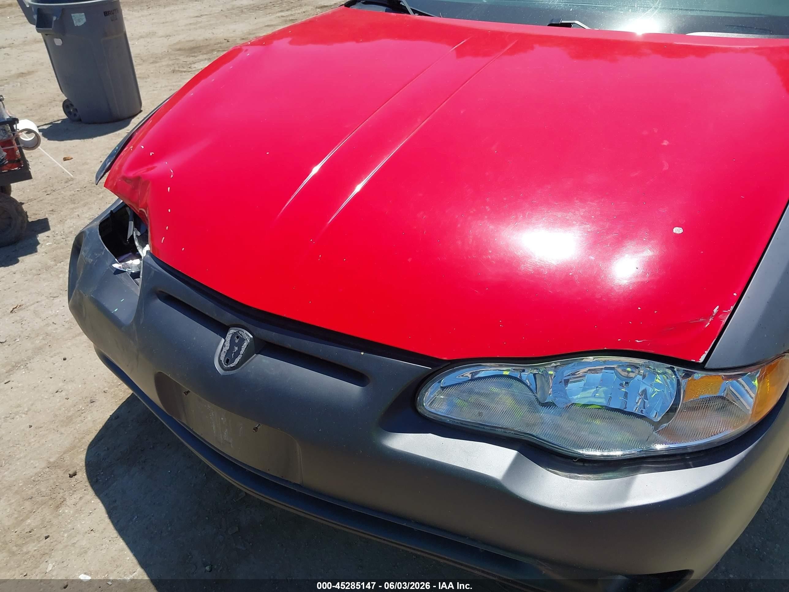 2002 Chevrolet Monte Carlo Ss Red vin: 2G1WX15K929193983