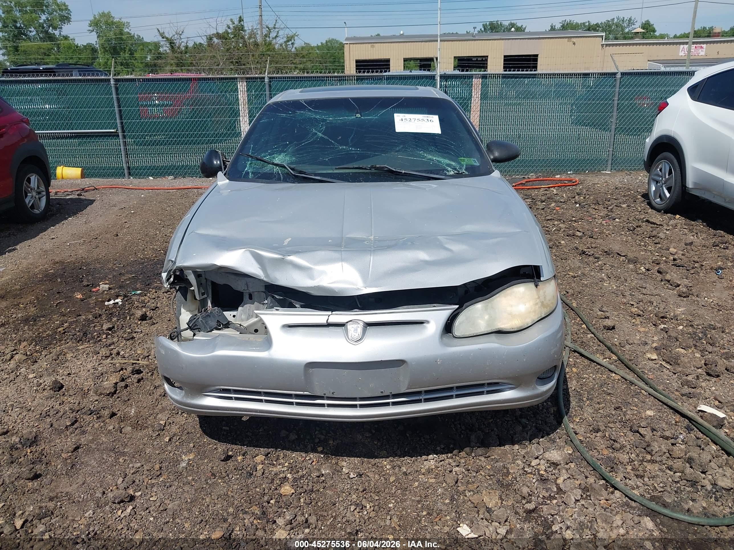 2002 Chevrolet Monte Carlo Ss Silver vin: 2G1WX15KX29248778