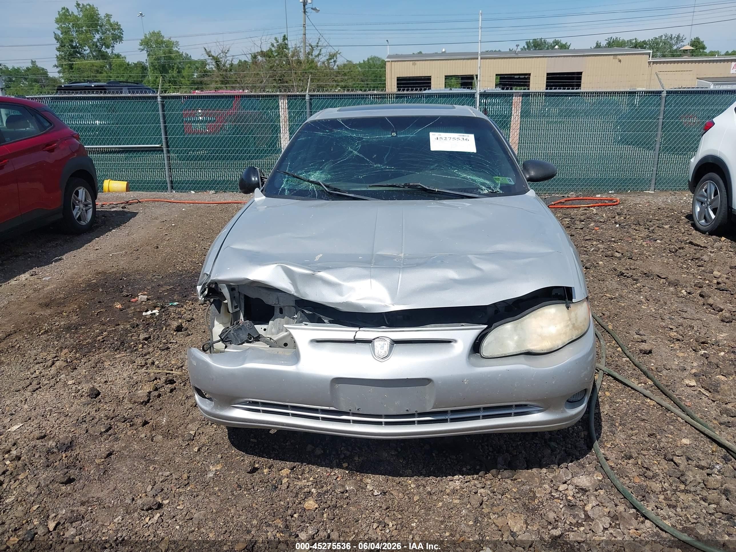 2002 Chevrolet Monte Carlo Ss Silver vin: 2G1WX15KX29248778