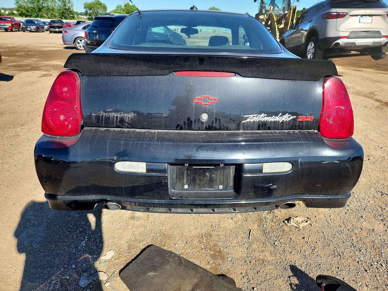 2004 Chevrolet Monte Carlo Ss Supercharged Black vin: 2G1WZ121149338149