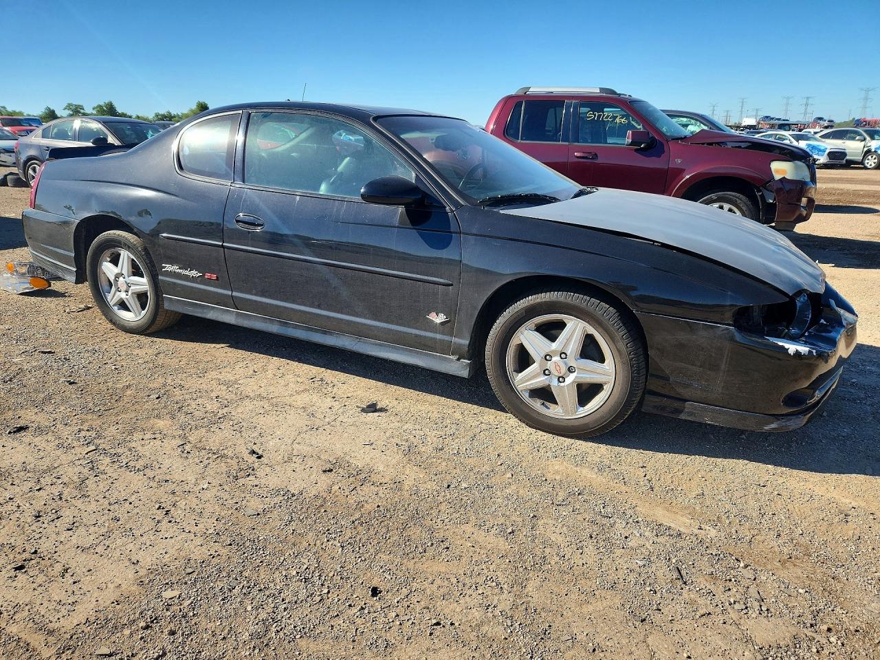 2004 Chevrolet Monte Carlo Ss Supercharged Black vin: 2G1WZ121149338149