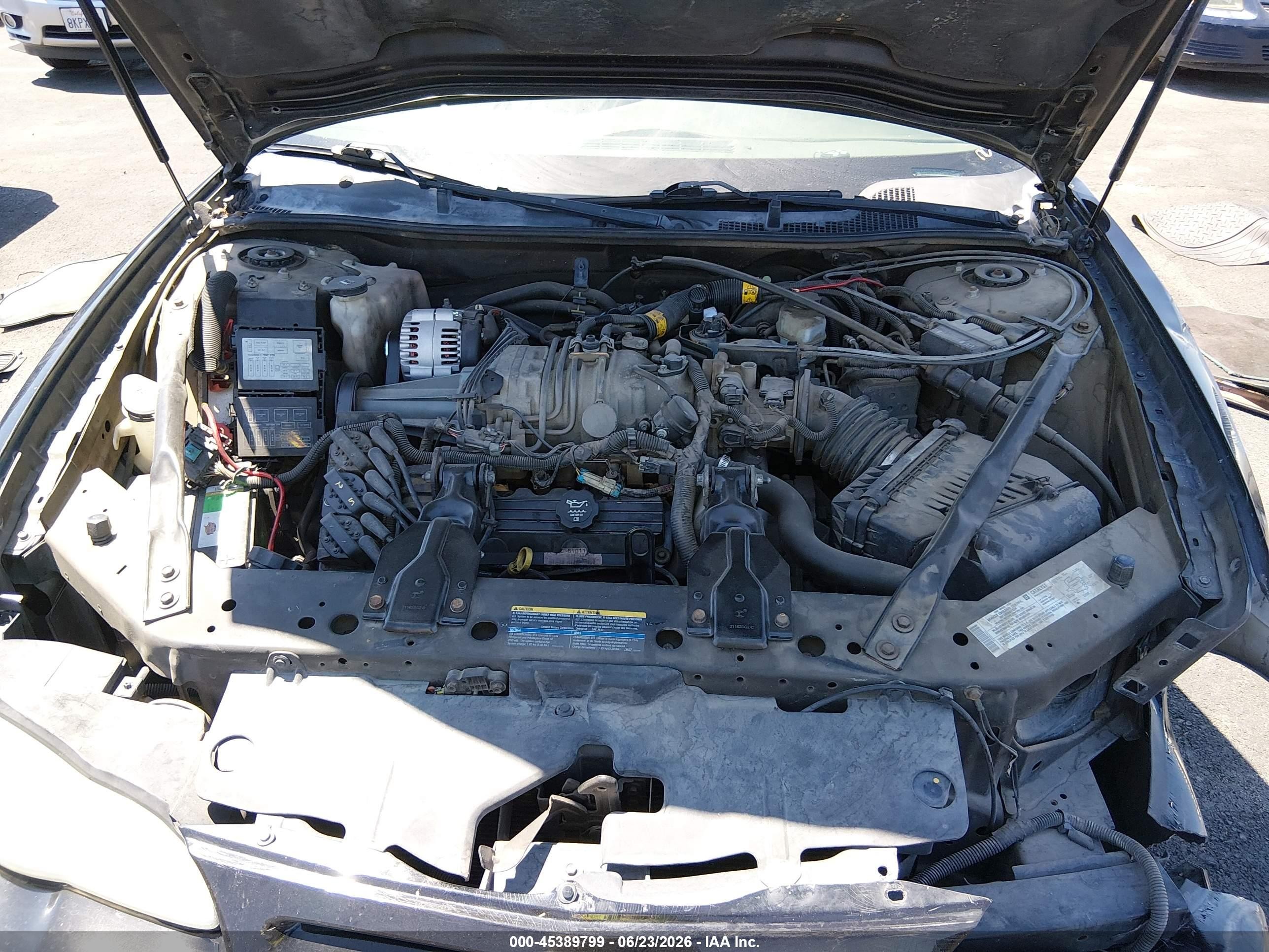 2004 Chevrolet Monte Carlo Supercharged Ss Black vin: 2G1WZ121549386964