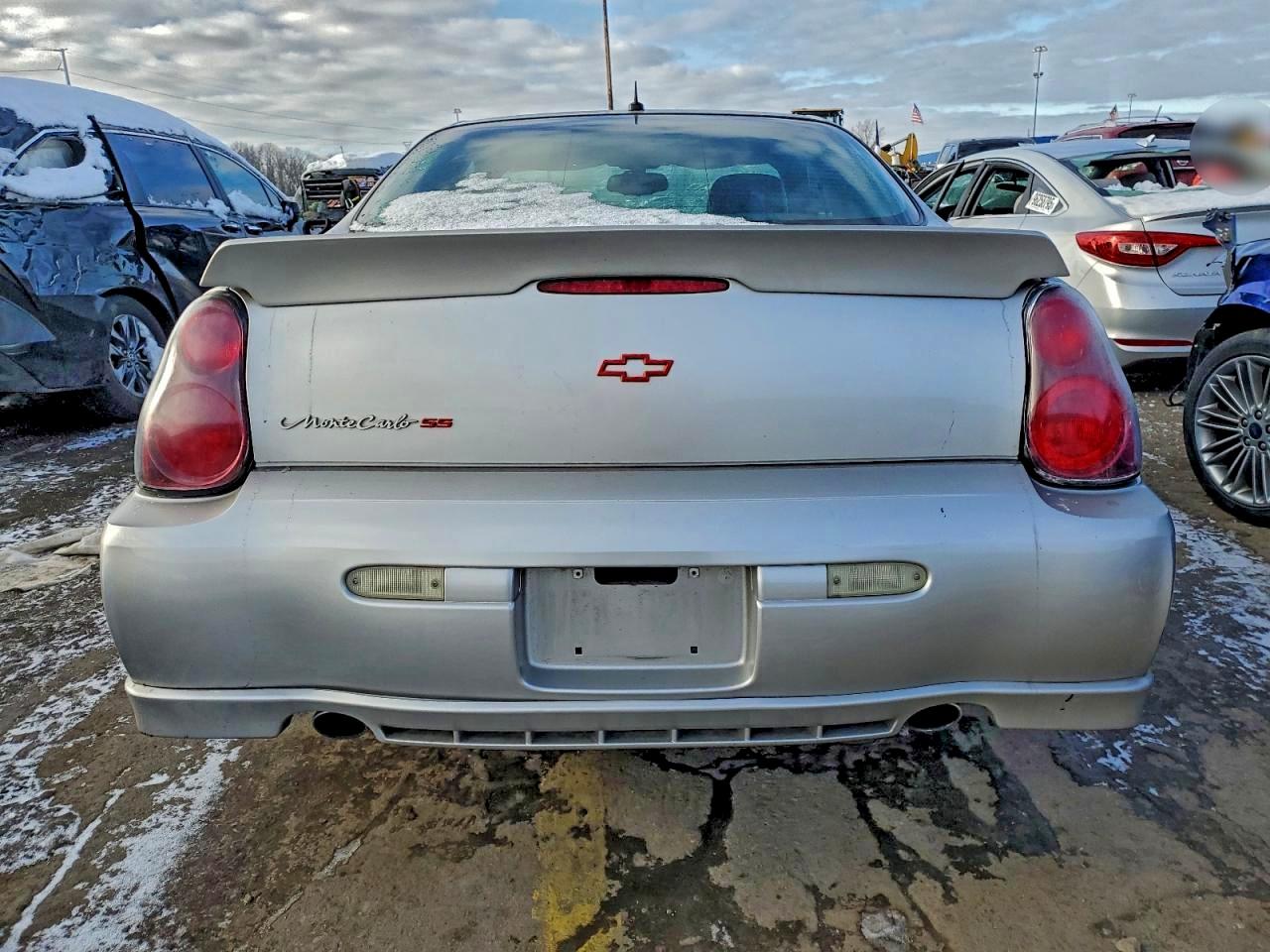 2005 Chevrolet Monte Carlo Ss Supercharged Серебряный vin: 2G1WZ121559225192