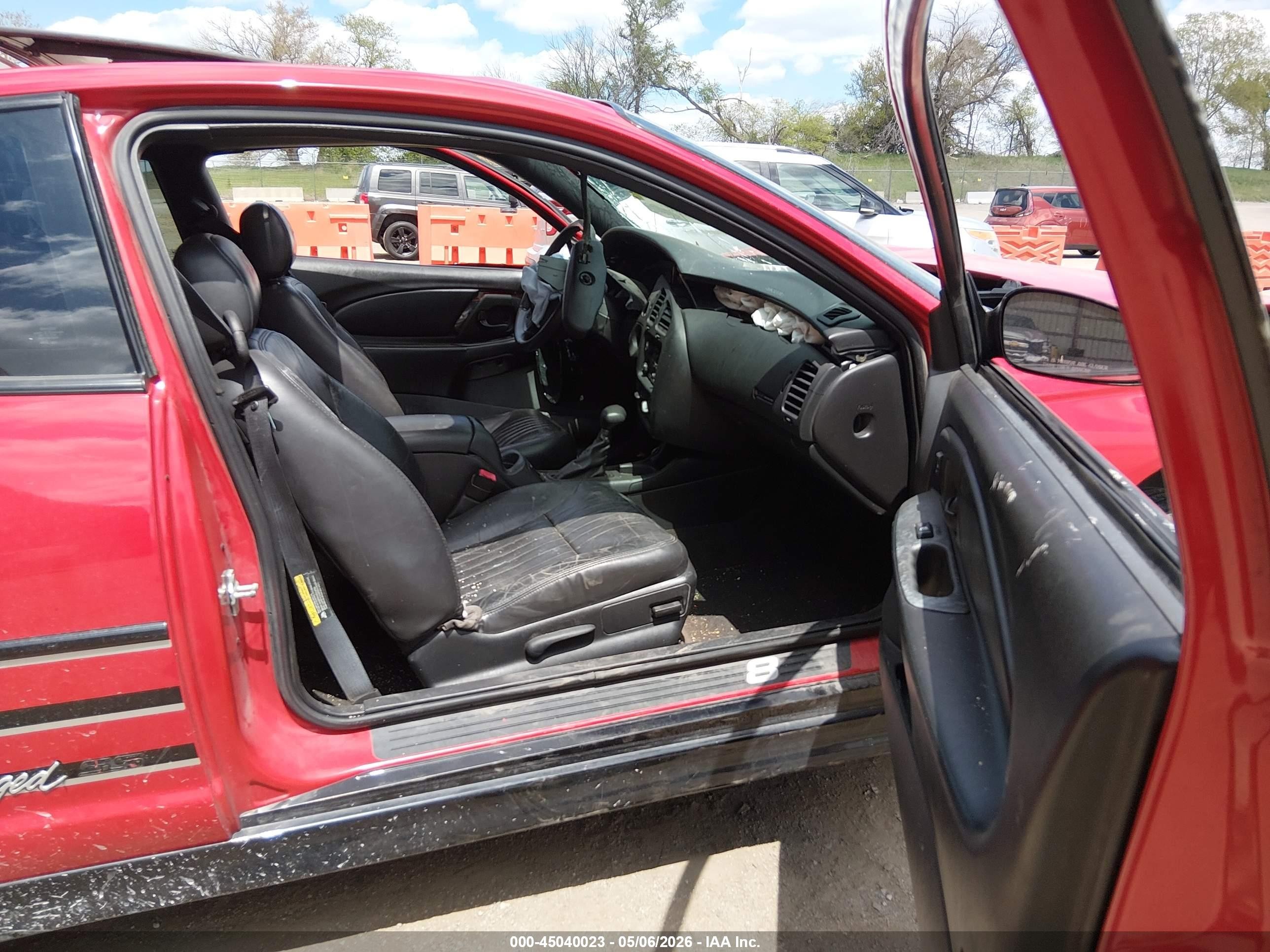 2004 Chevrolet Monte Carlo Supercharged Ss Red vin: 2G1WZ121649395916