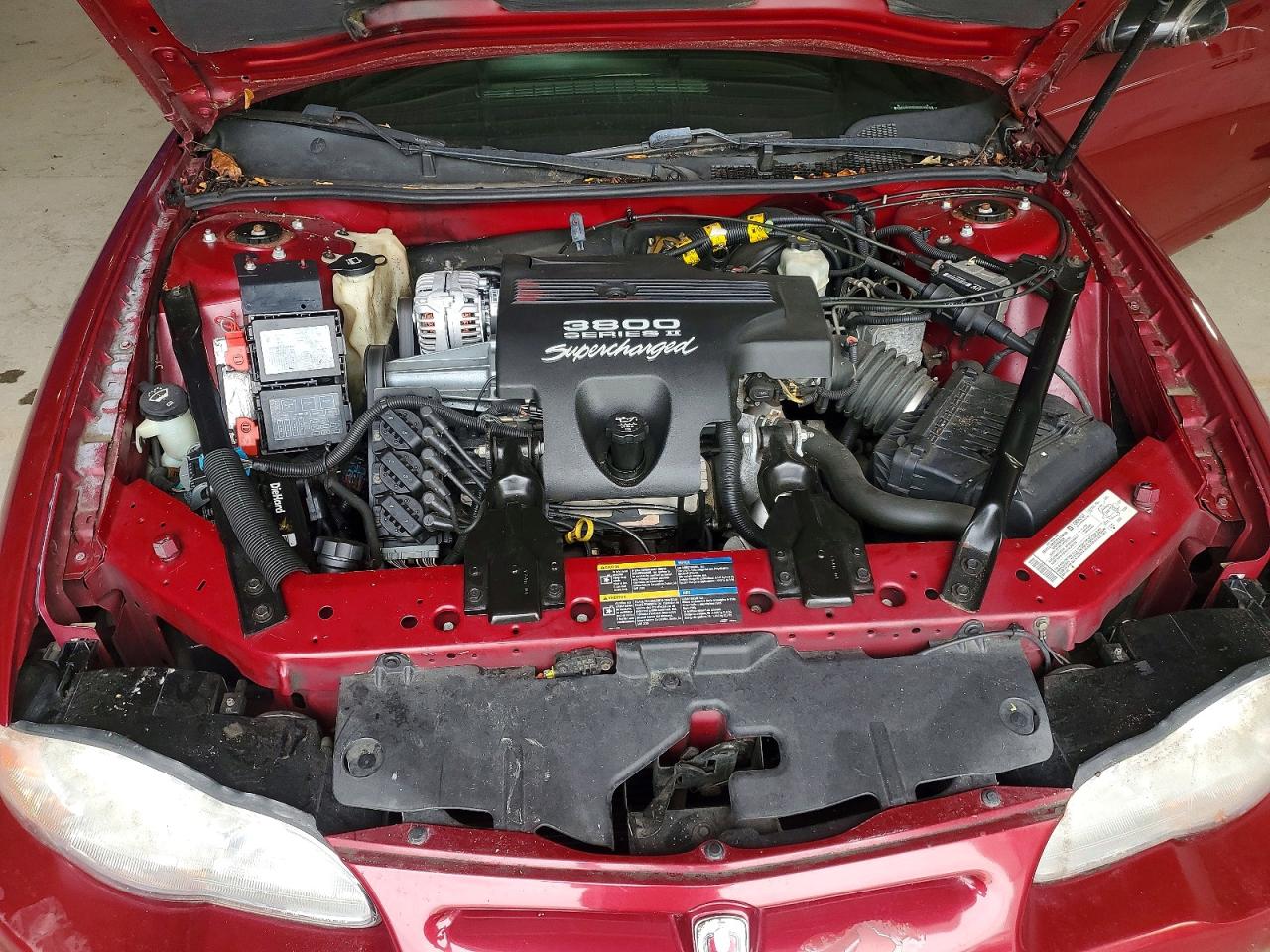 2005 Chevrolet Monte Carlo Ss Supercharged Red vin: 2G1WZ121859273303