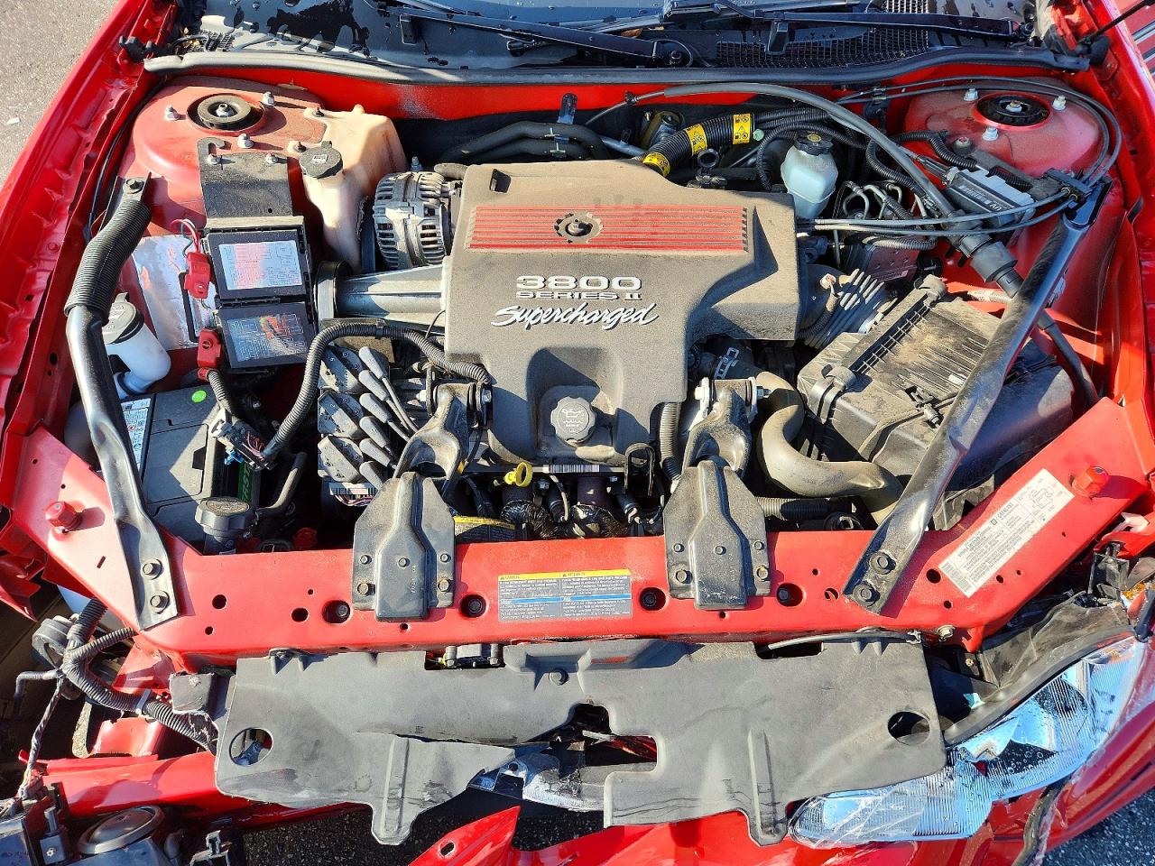2004 Chevrolet Monte Carlo Ss Supercharged Red vin: 2G1WZ151549334374