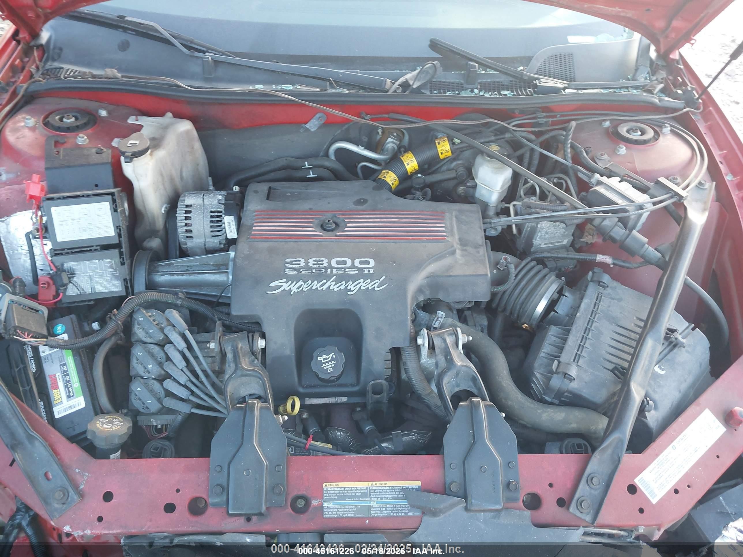 2004 Chevrolet Monte Carlo Supercharged Ss Red vin: 2G1WZ151649371577