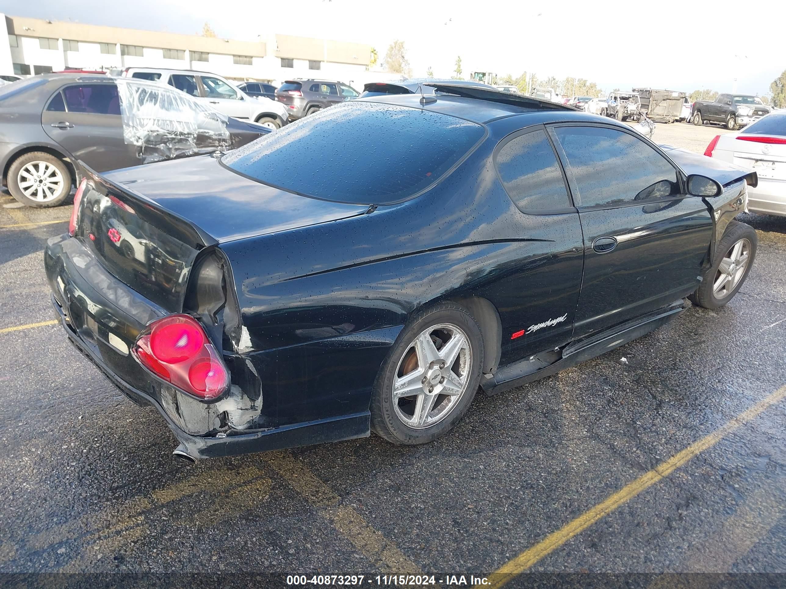 2005 Chevrolet Monte Carlo Supercharged Ss Черный vin: 2G1WZ151859230303