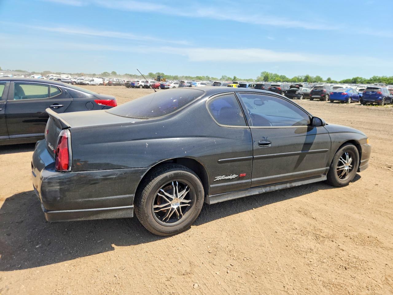2004 Chevrolet Monte Carlo Ss Supercharged Black vin: 2G1WZ151X49435278