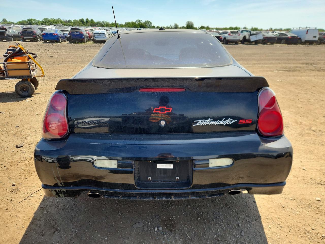 2004 Chevrolet Monte Carlo Ss Supercharged Black vin: 2G1WZ151X49435278