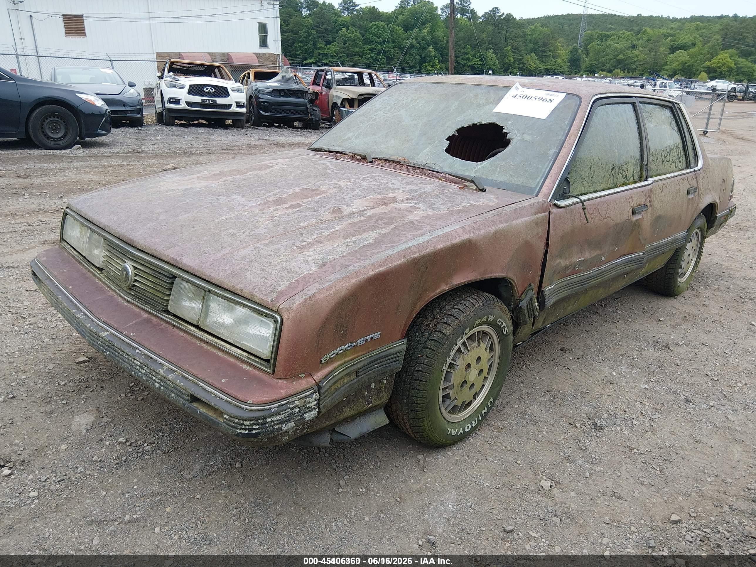 1986 Pontiac 6000 Ste Red vin: 2G2AH19W5G9278133