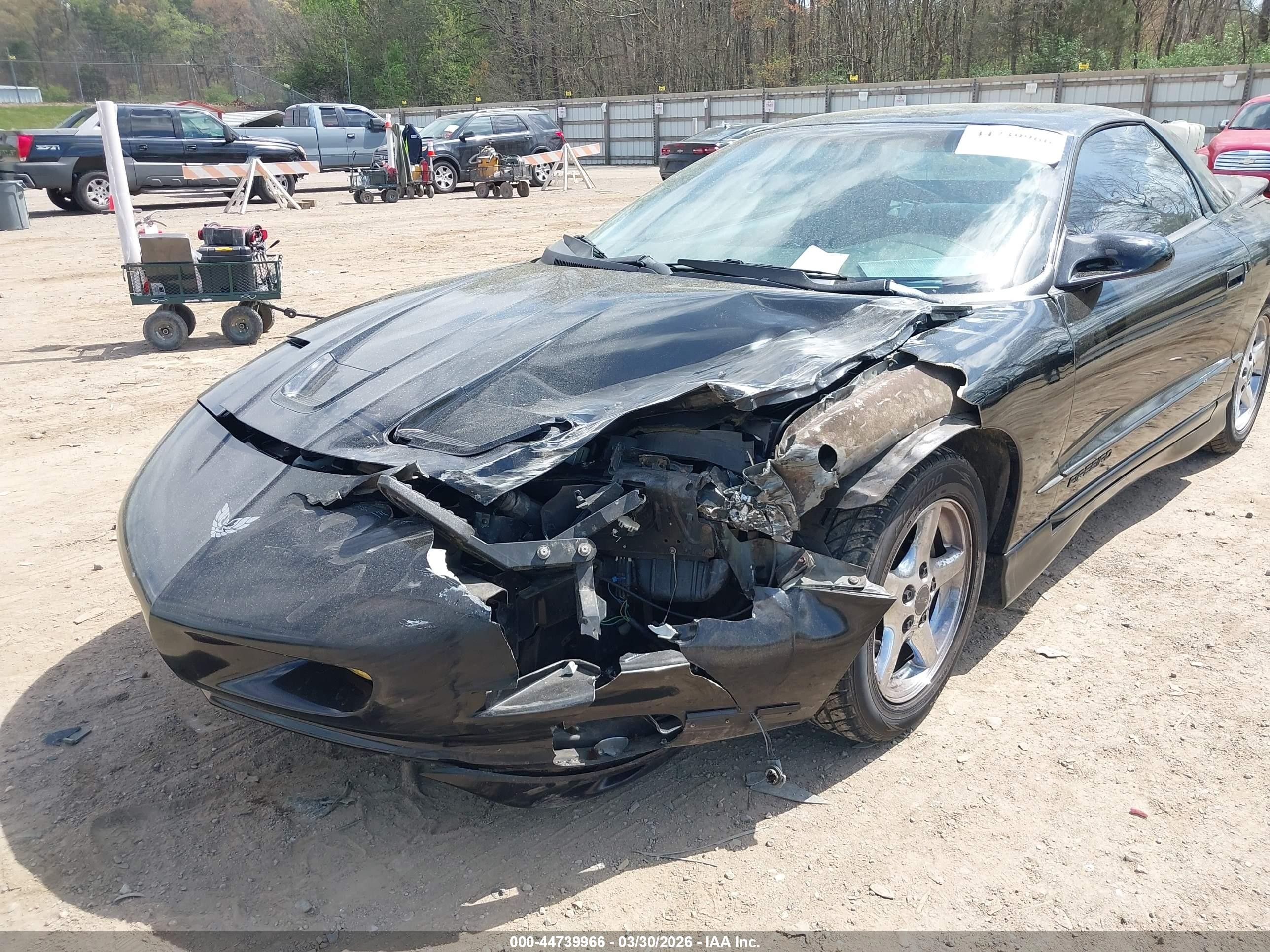 1997 Pontiac Firebird   Черный vin: 2G2FS22K0V2216231