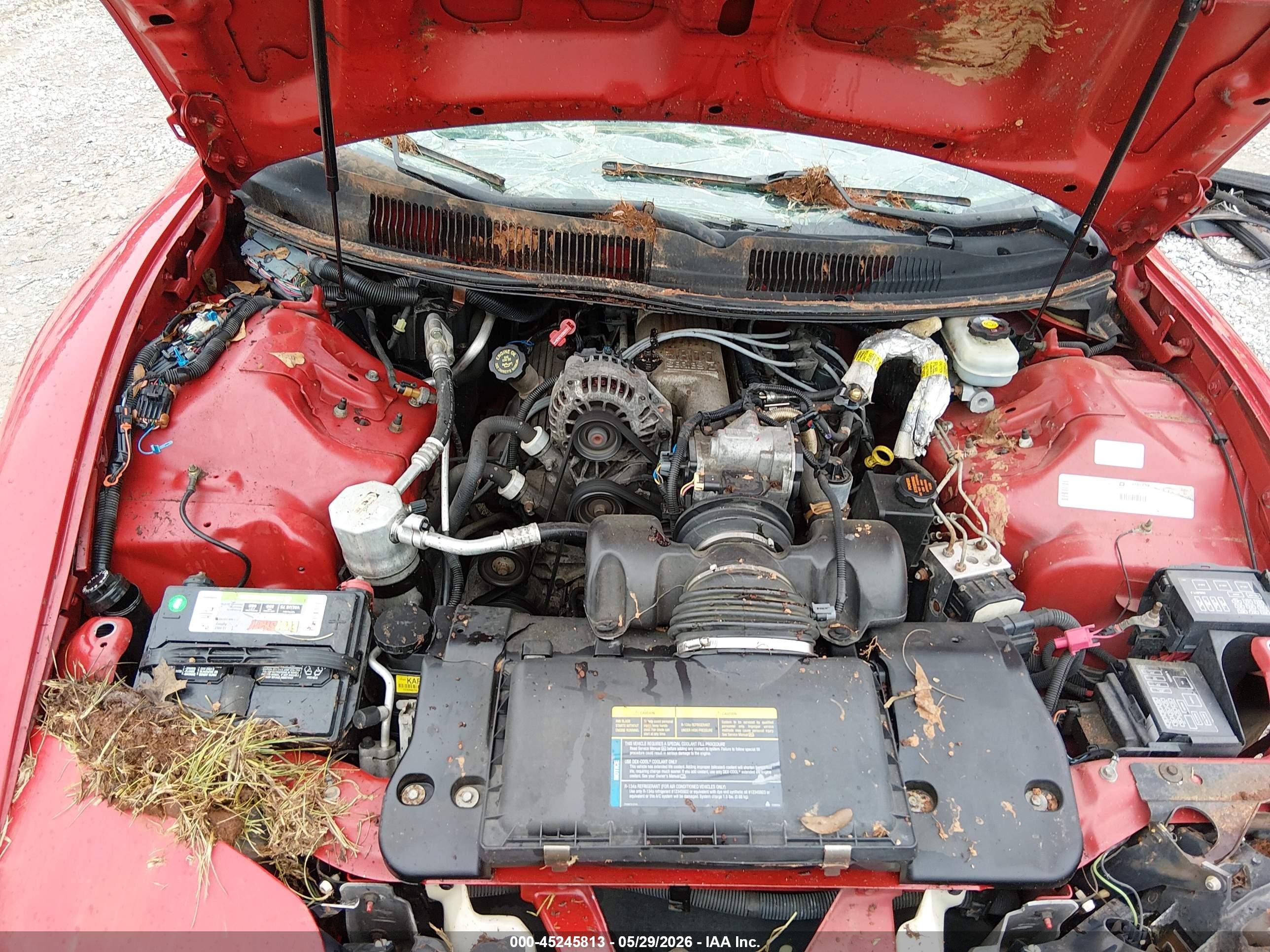 2002 Pontiac Firebird   Red vin: 2G2FS22K122147433