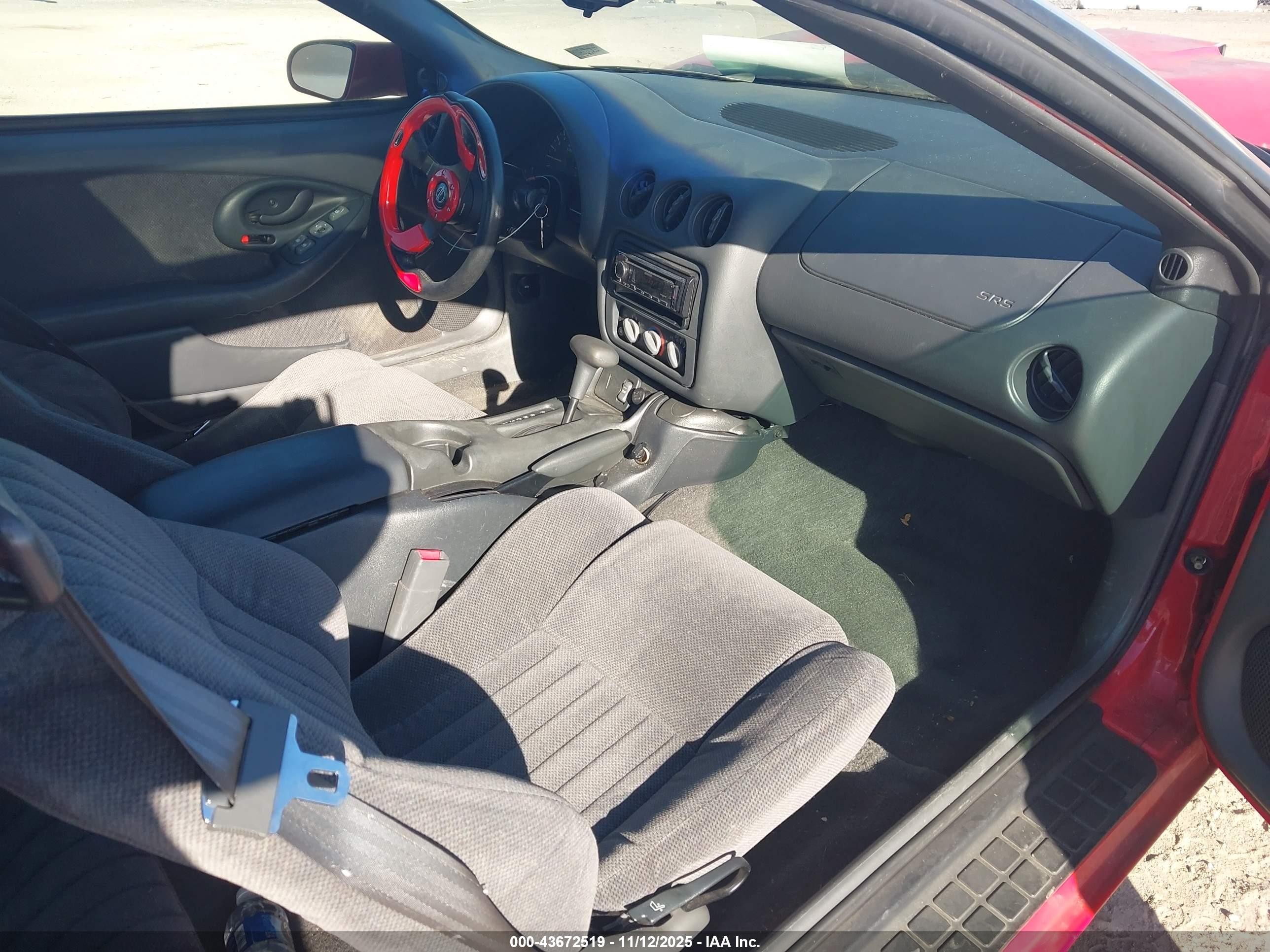 1997 Pontiac Firebird   Red vin: 2G2FS22K1V2222006