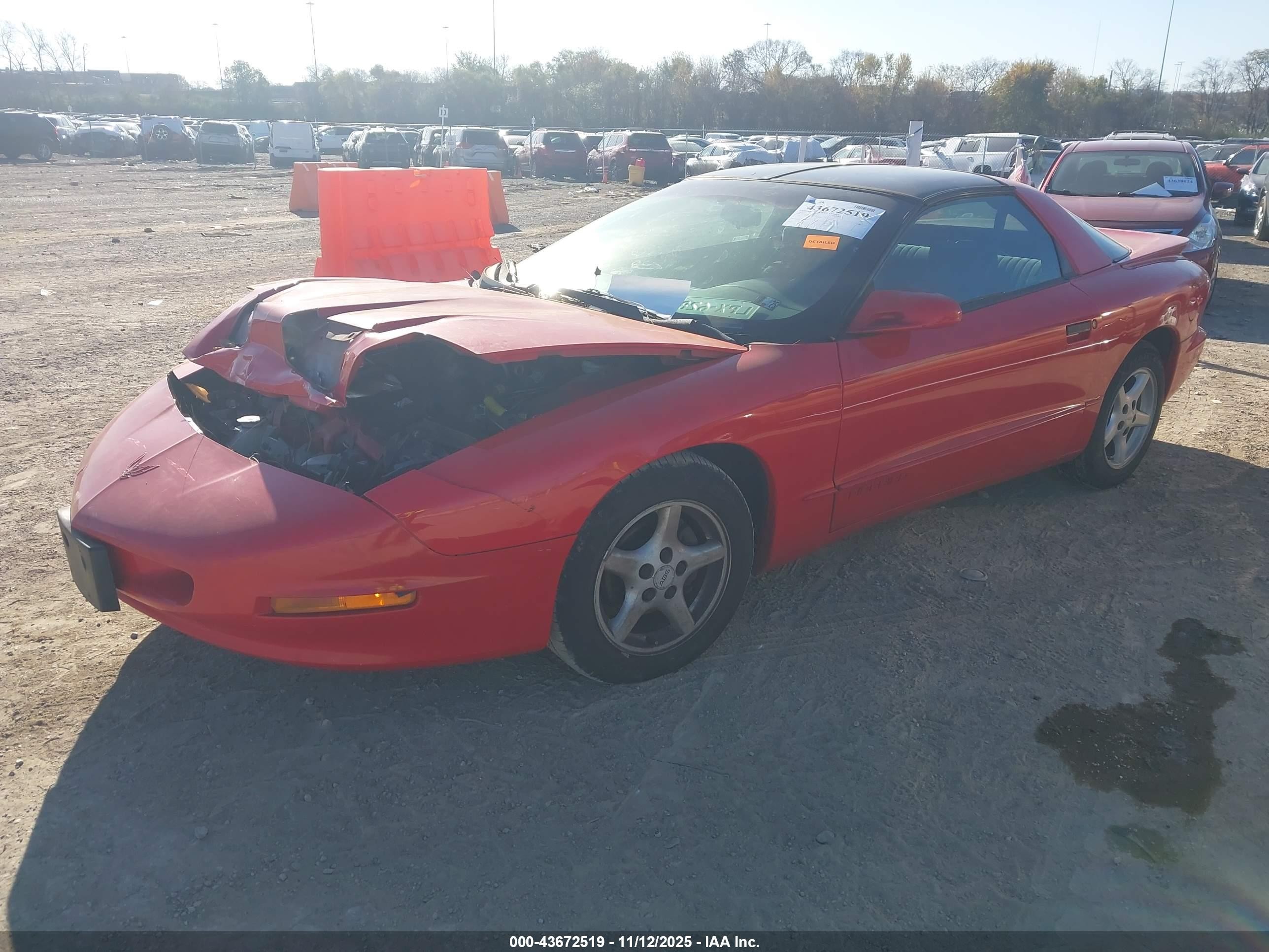 1997 Pontiac Firebird   Red vin: 2G2FS22K1V2222006