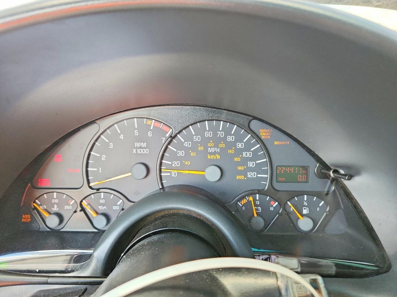 1998 Pontiac Firebird Blue vin: 2G2FS22K1W2205868