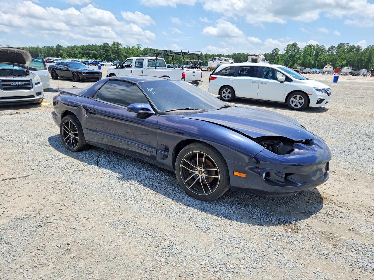 1998 Pontiac Firebird Blue vin: 2G2FS22K1W2205868