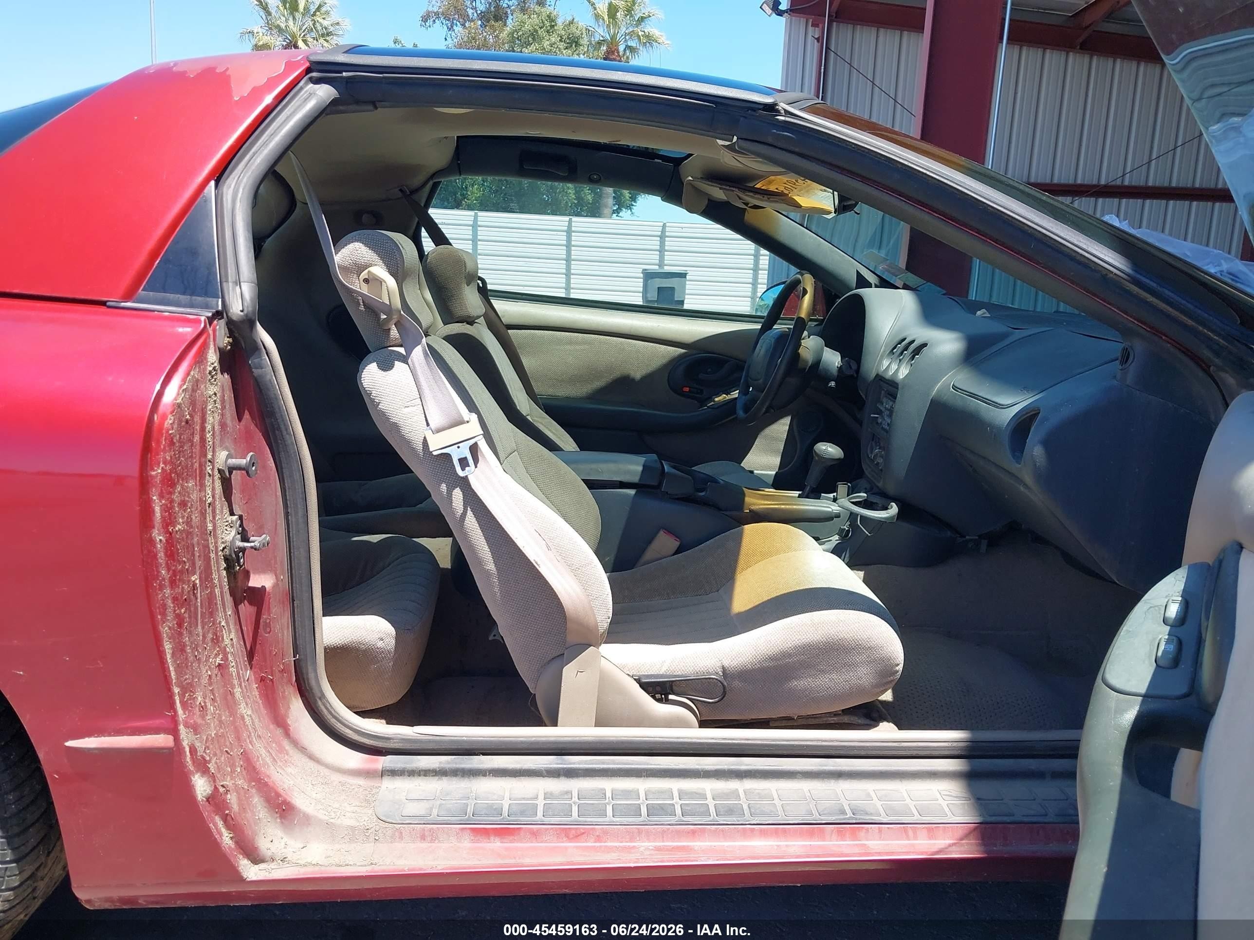 1998 Pontiac Firebird   Красный vin: 2G2FS22K1W2209676