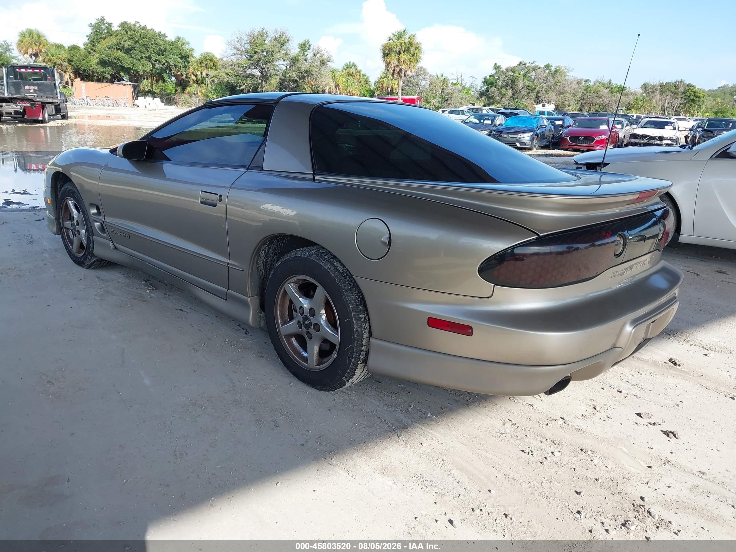 2001 Pontiac Firebird   Pewter vin: 2G2FS22K212111359