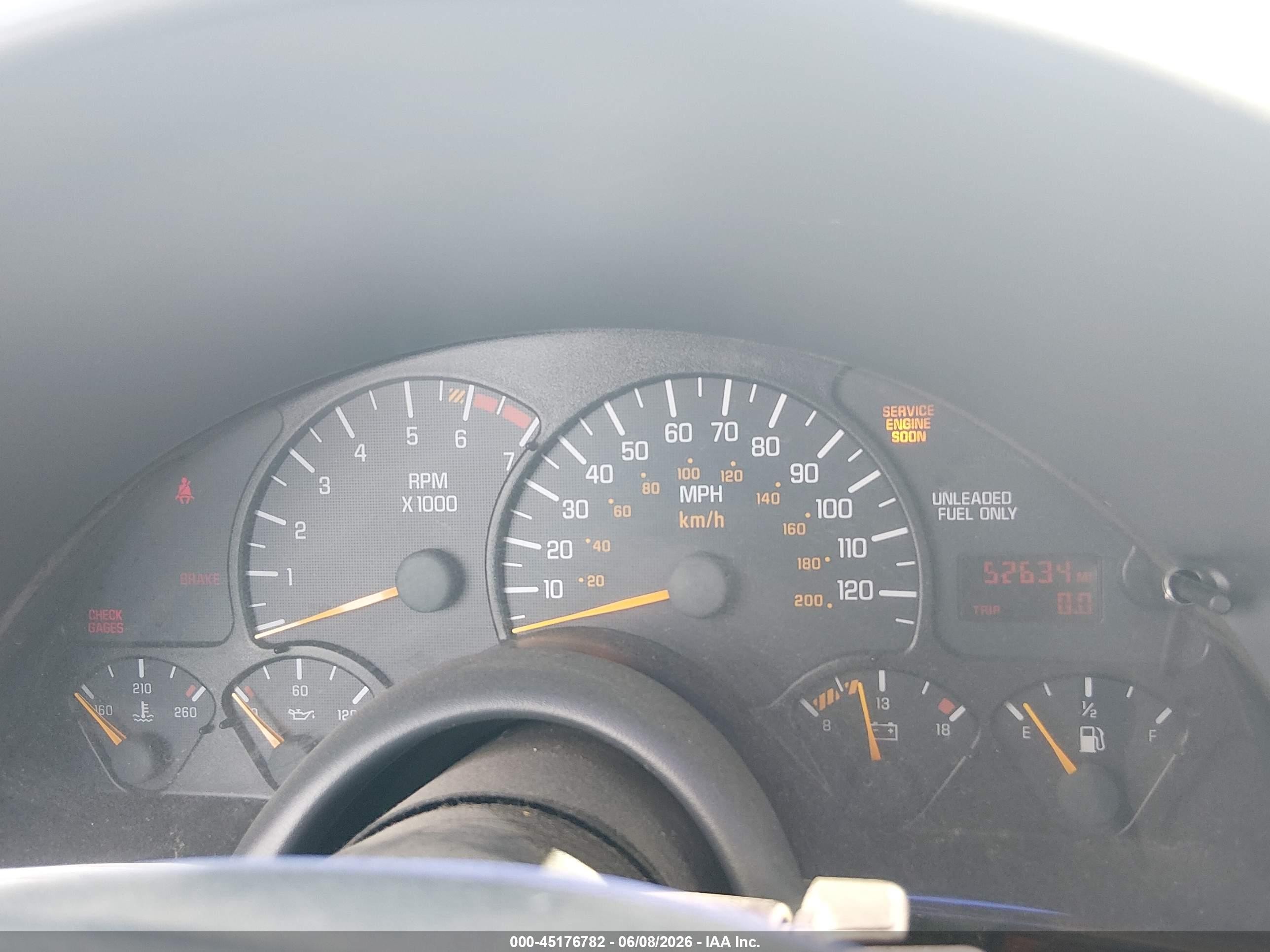 1997 Pontiac Firebird   Белый vin: 2G2FS22K3V2204171