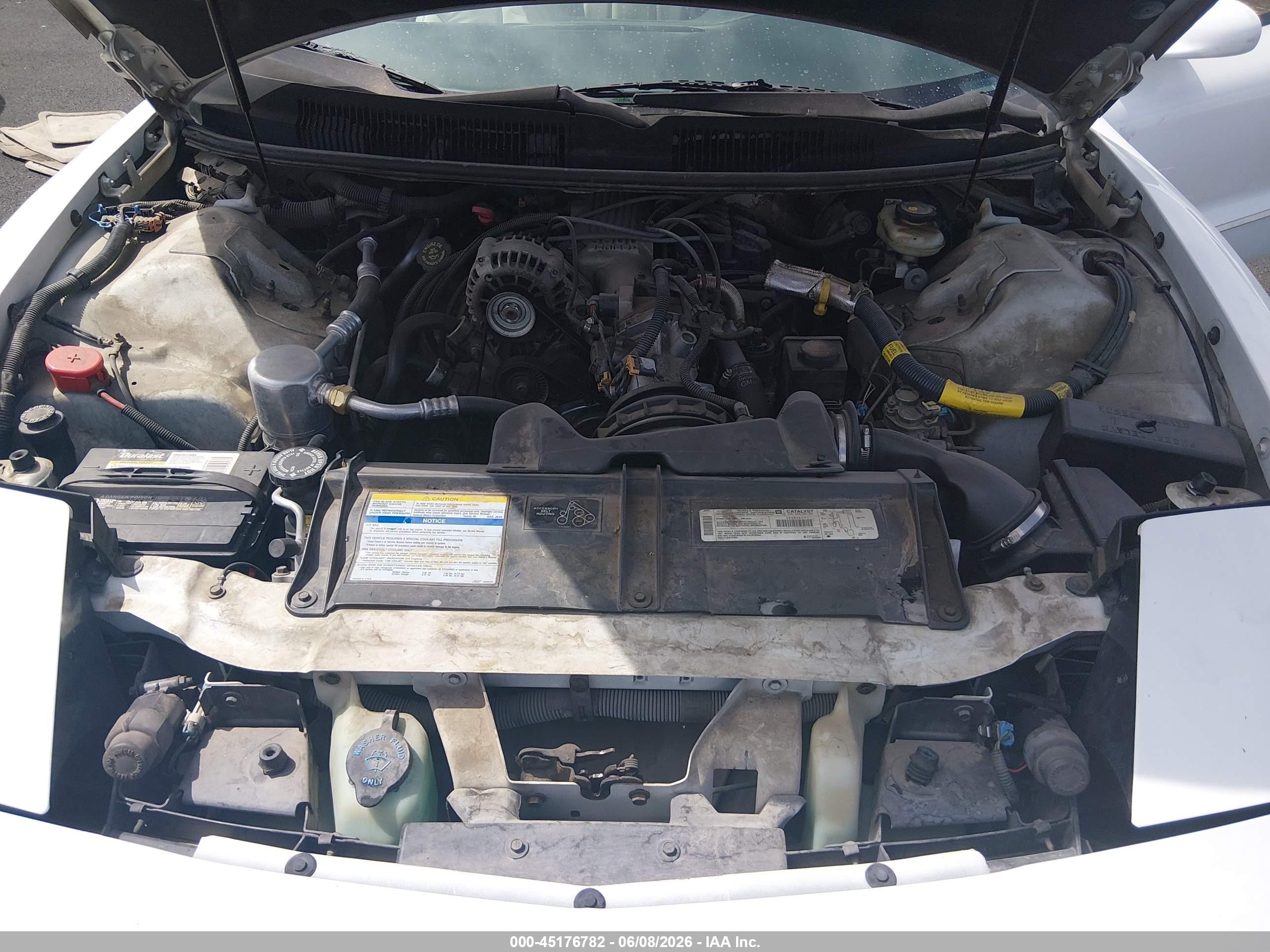 1997 Pontiac Firebird   Белый vin: 2G2FS22K3V2204171