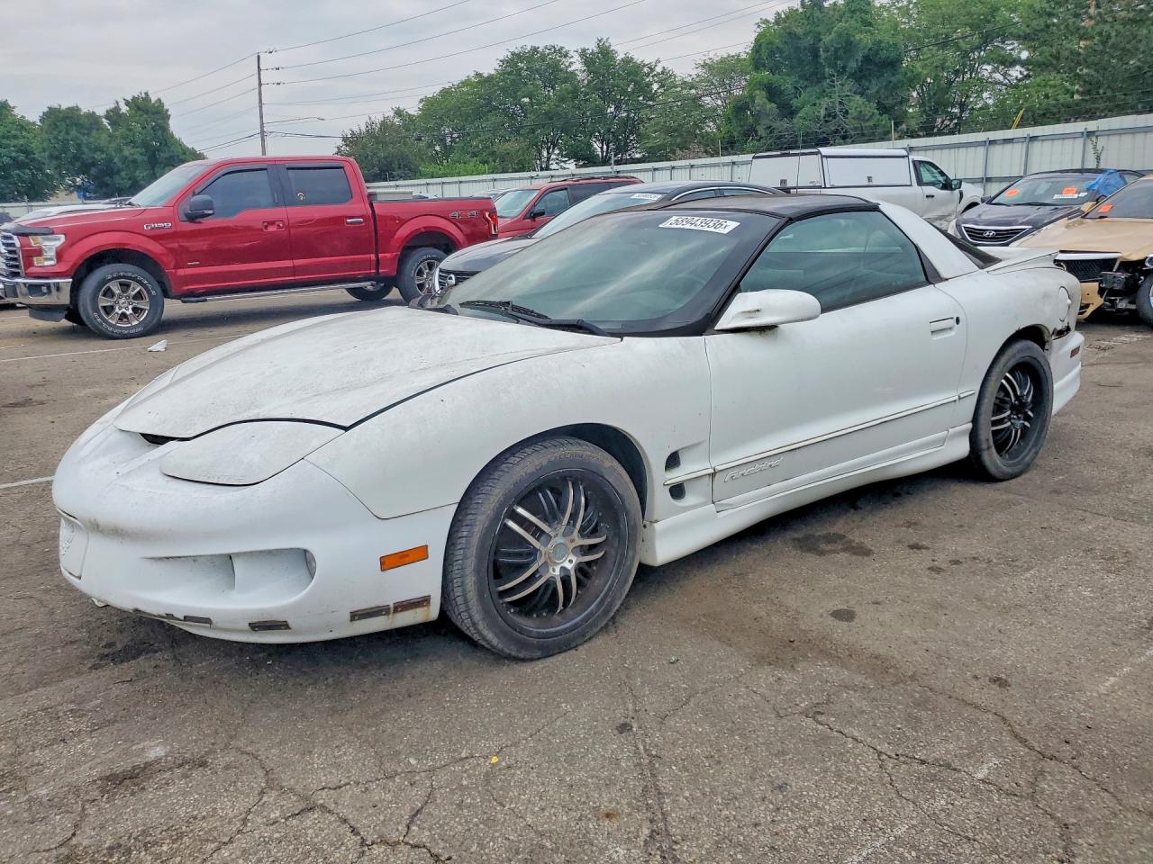 2001 Pontiac Firebird White vin: 2G2FS22K412100959
