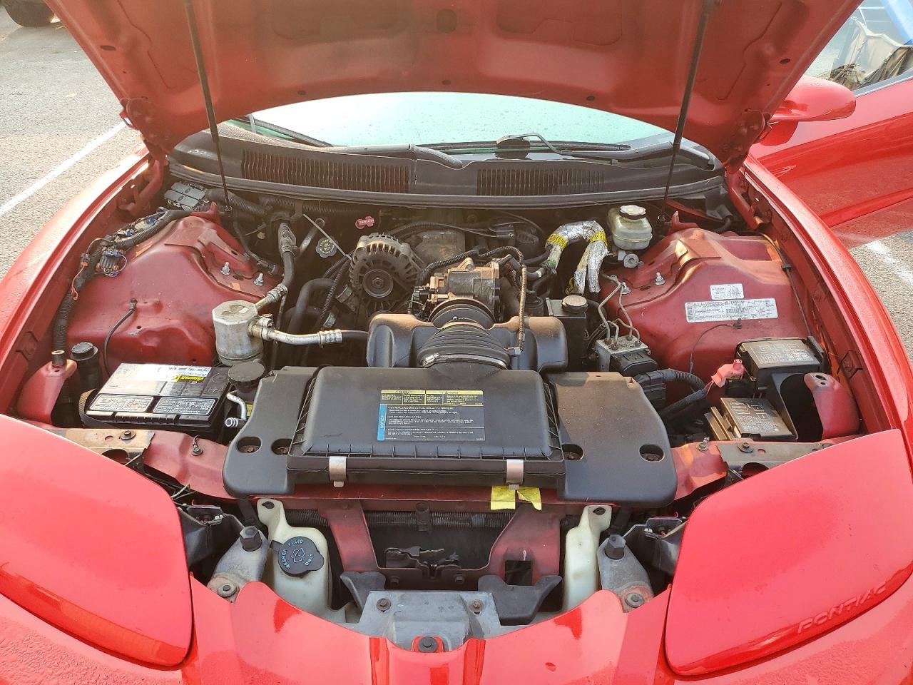 2001 Pontiac Firebird Red vin: 2G2FS22K412109936