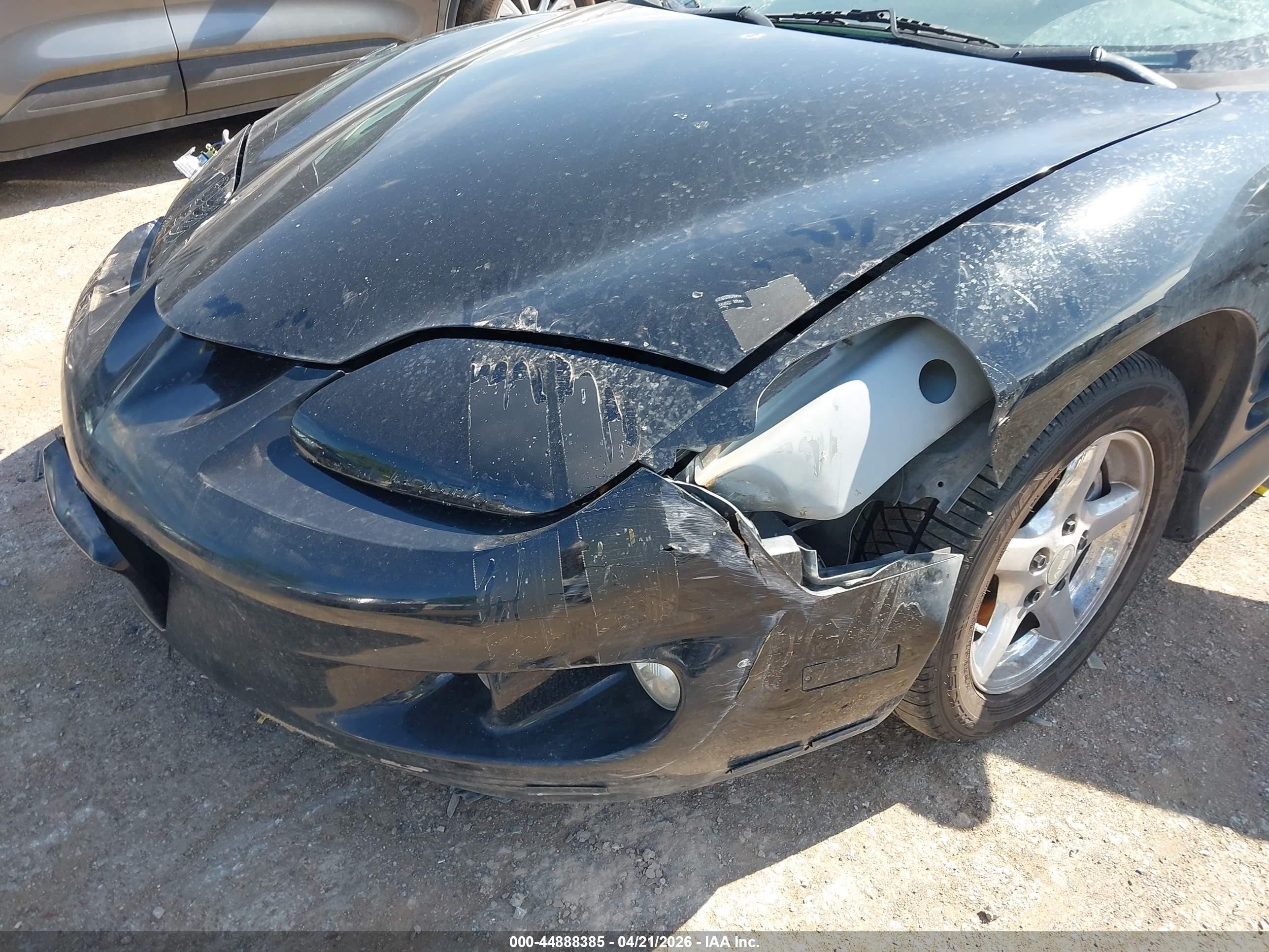 2002 Pontiac Firebird   Black vin: 2G2FS22K522142025