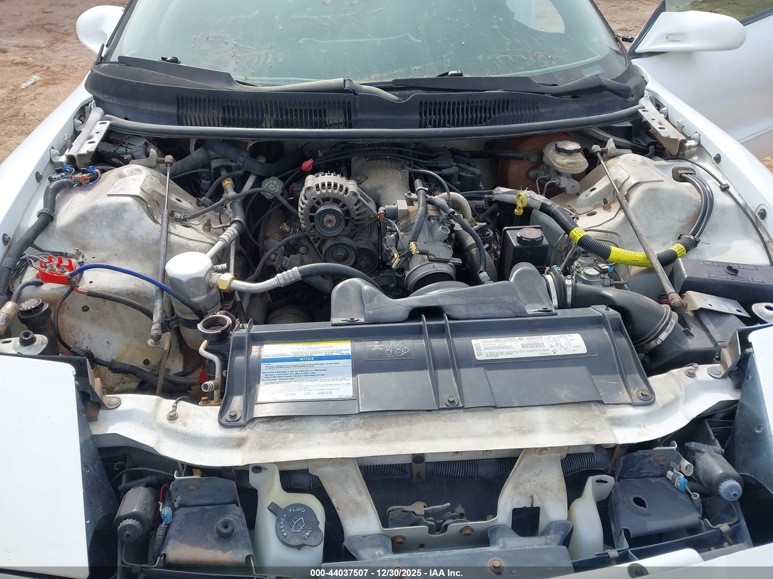 1997 Pontiac Firebird   White vin: 2G2FS22K5V2222834