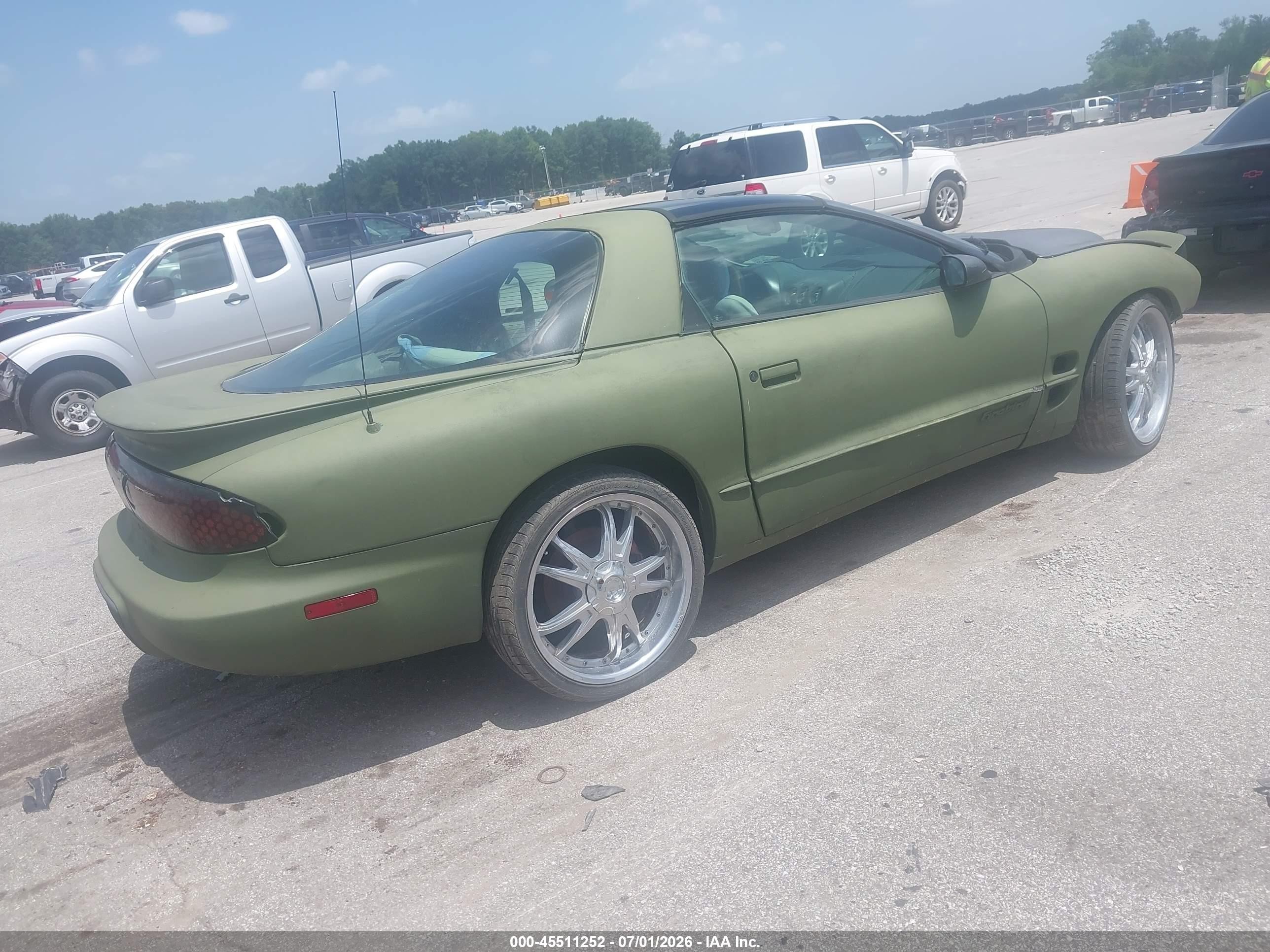 1998 Pontiac Firebird   Green vin: 2G2FS22K5W2229204