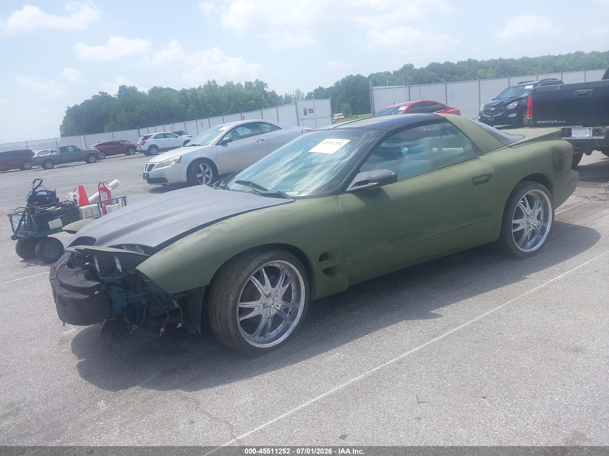 1998 Pontiac Firebird   Green vin: 2G2FS22K5W2229204