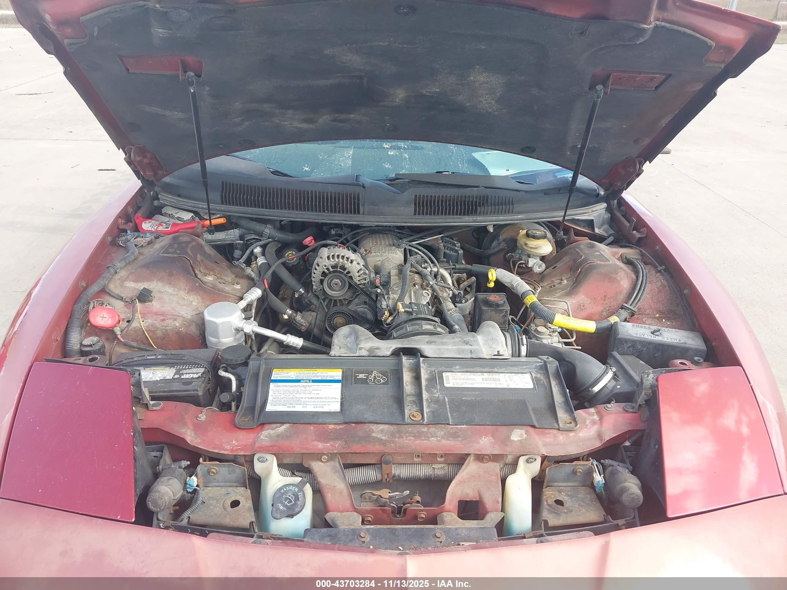 1997 Pontiac Firebird   Red vin: 2G2FS22K6V2216461