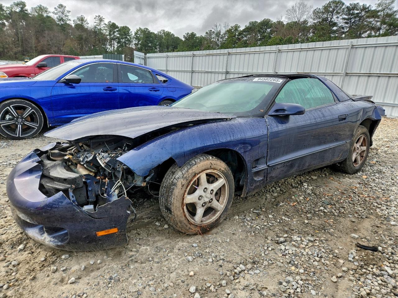 2002 Pontiac Firebird Синий vin: 2G2FS22K722151907
