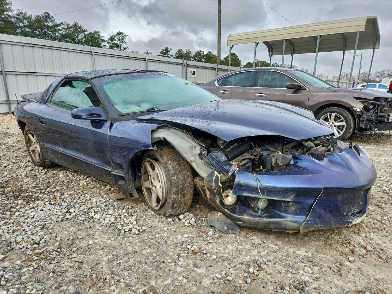 2002 Pontiac Firebird Blue vin: 2G2FS22K722151907