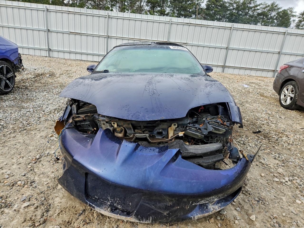 2002 Pontiac Firebird Blue vin: 2G2FS22K722151907