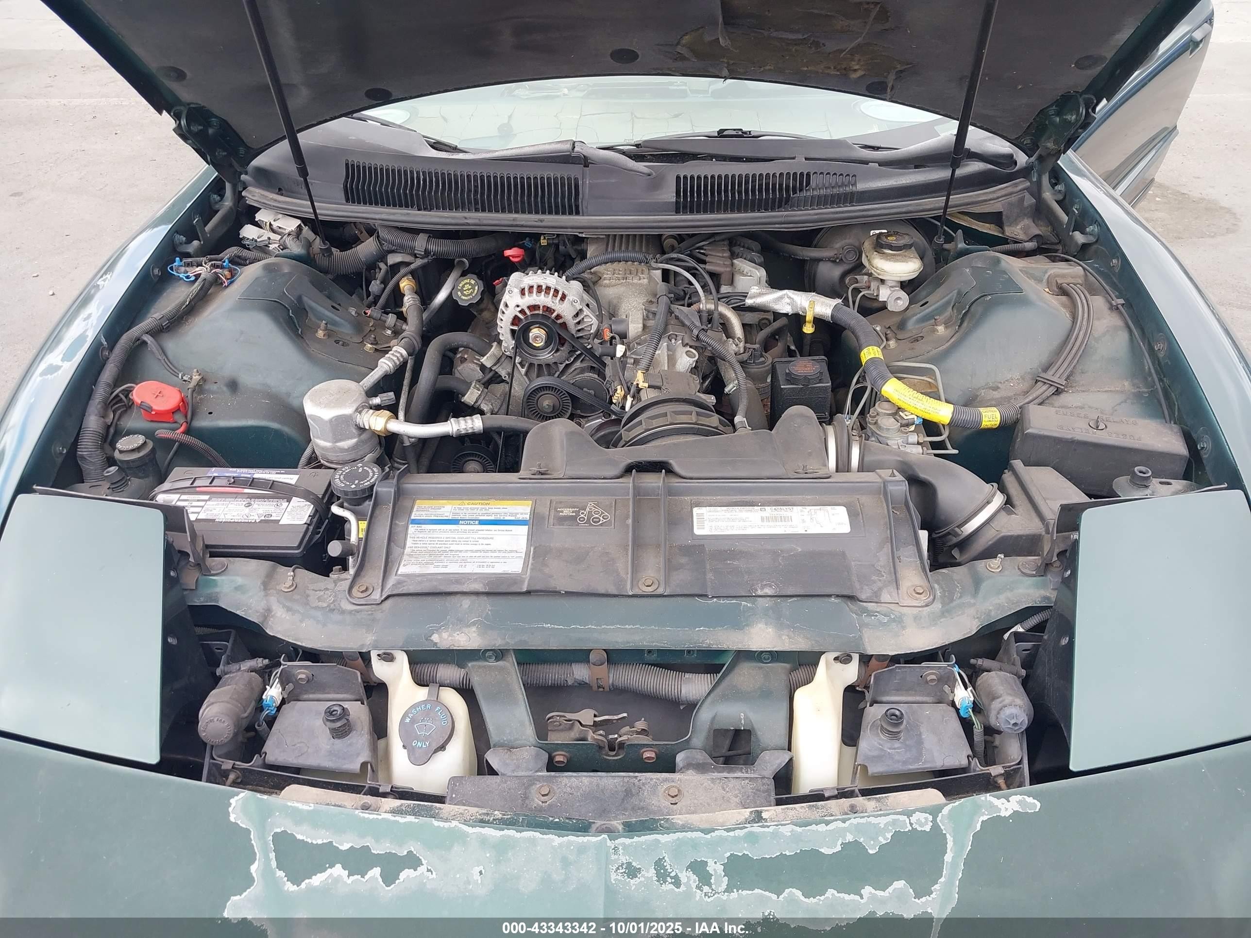 1997 Pontiac Firebird   Green vin: 2G2FS22KXV2205785