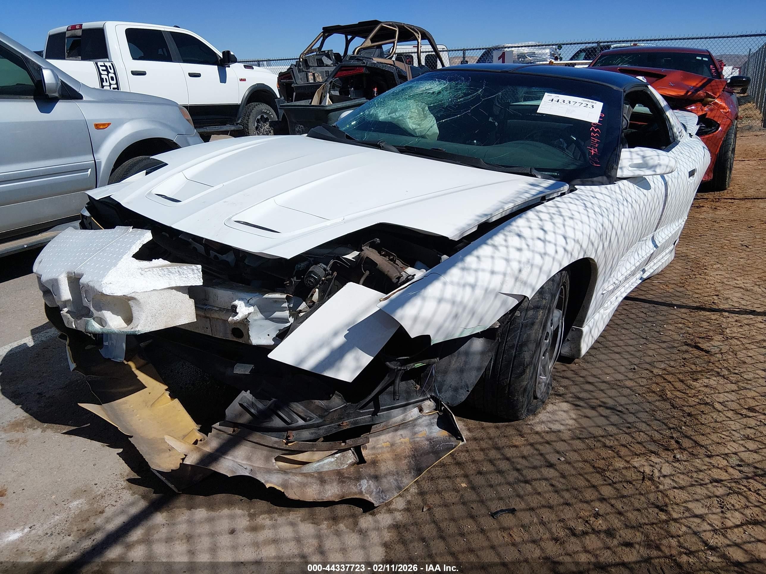 1997 Pontiac Firebird   Белый vin: 2G2FS22KXV2206130