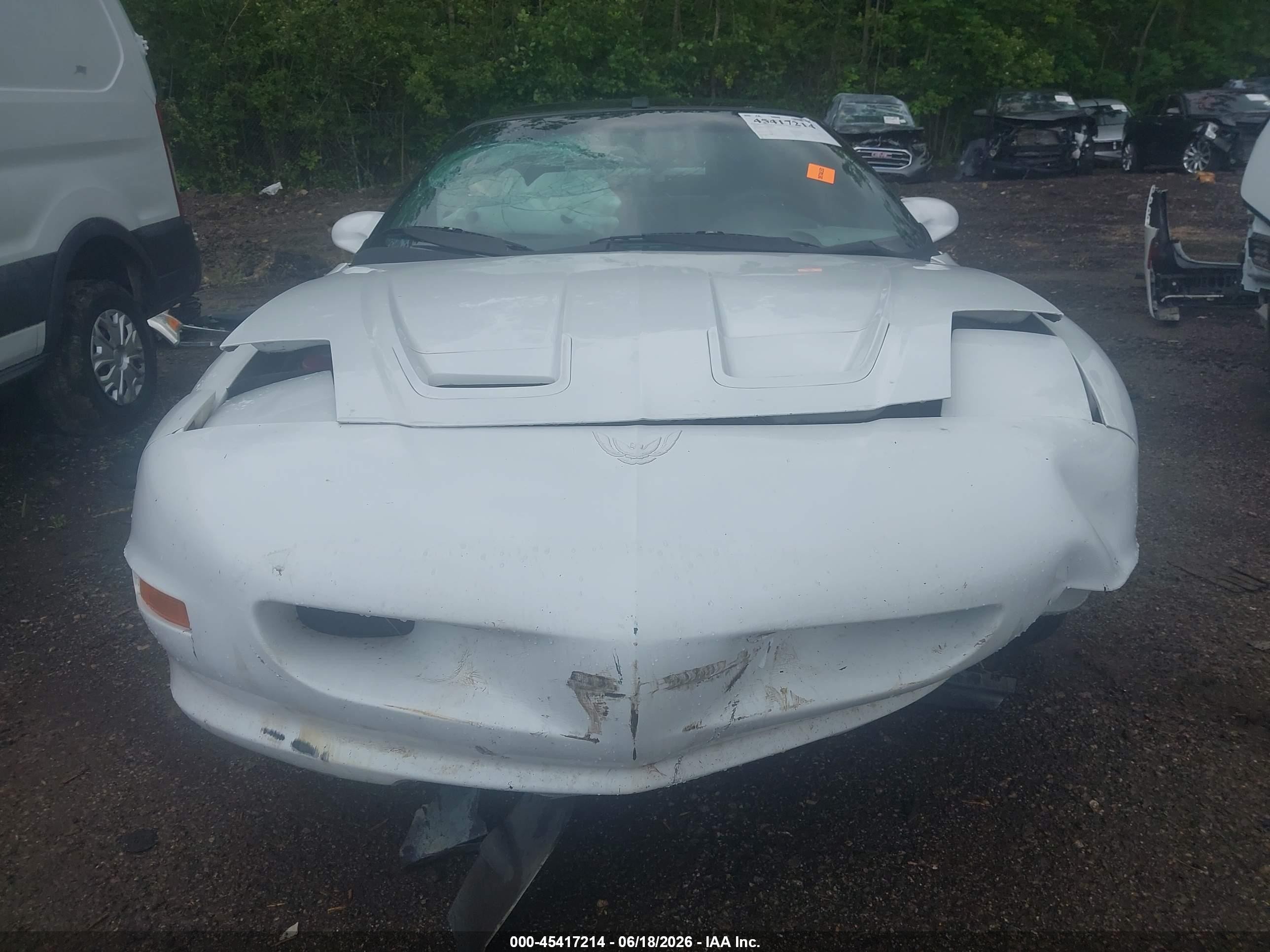 1995 Pontiac Firebird White vin: 2G2FS22S6S2245115