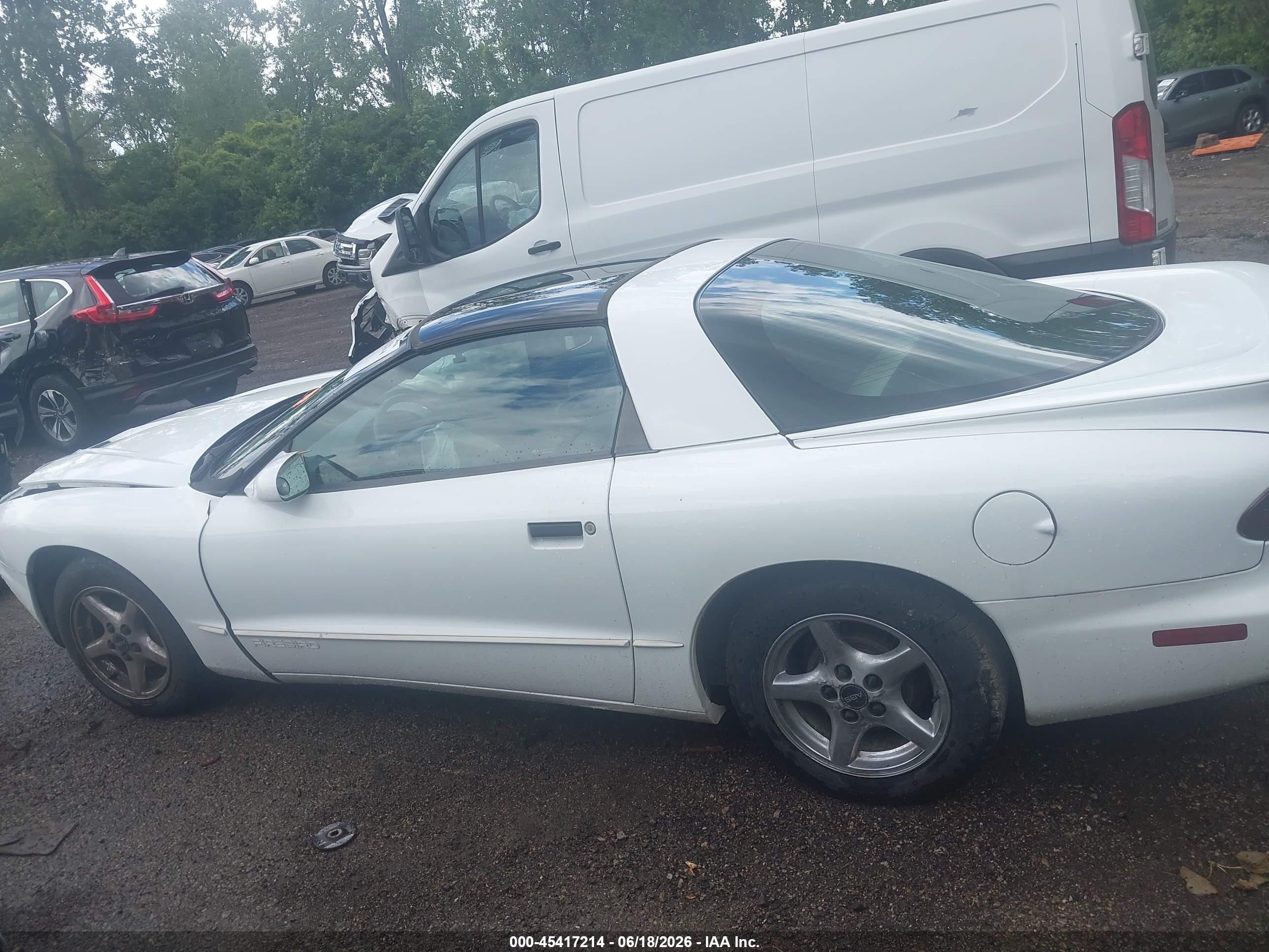 1995 Pontiac Firebird White vin: 2G2FS22S6S2245115