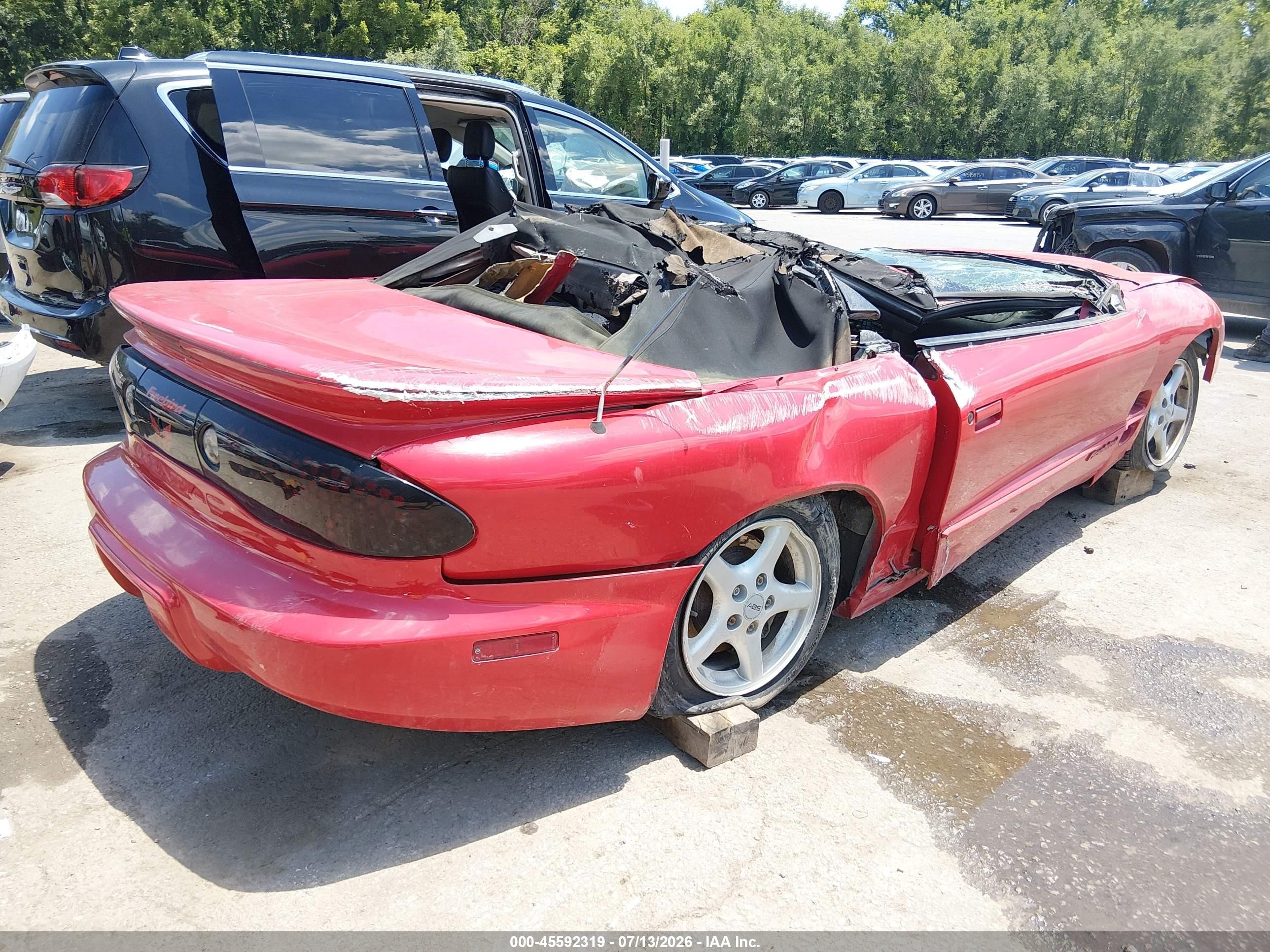 2002 Pontiac Firebird   Red vin: 2G2FS32K022124697