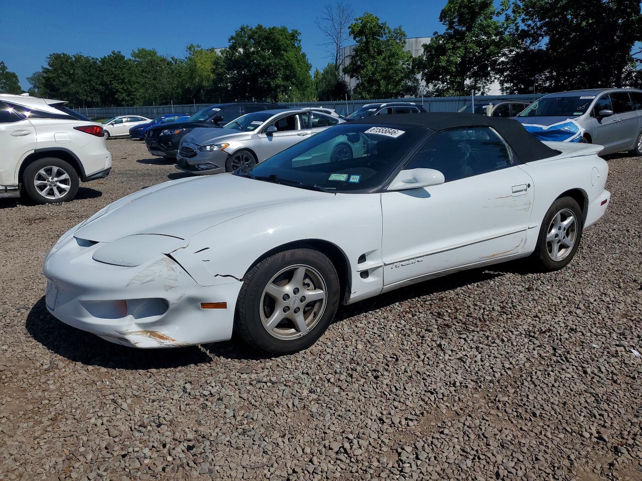 2002 Pontiac Firebird White vin: 2G2FS32K222118111