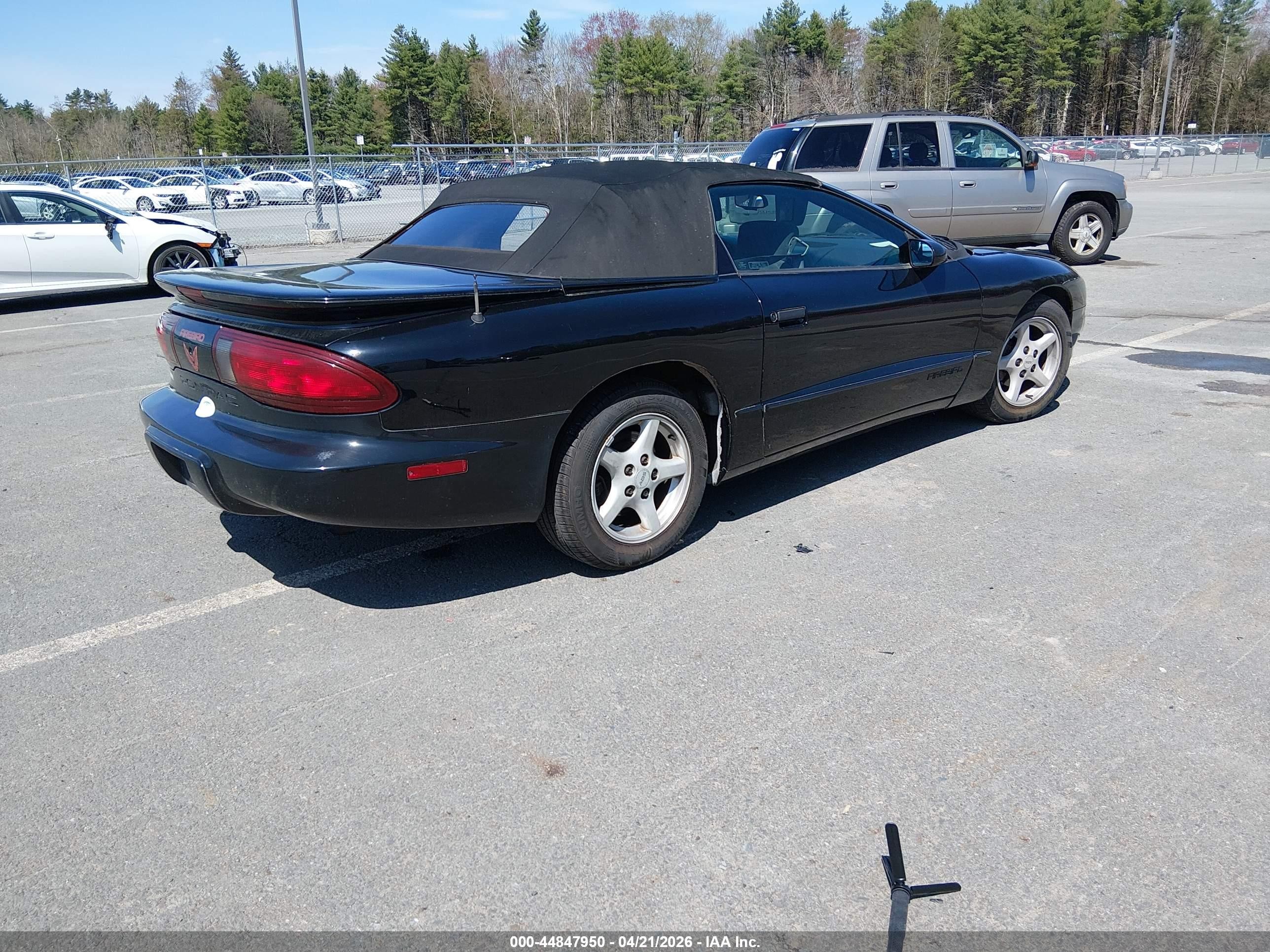 1997 Pontiac Firebird   Black vin: 2G2FS32K8V2214894