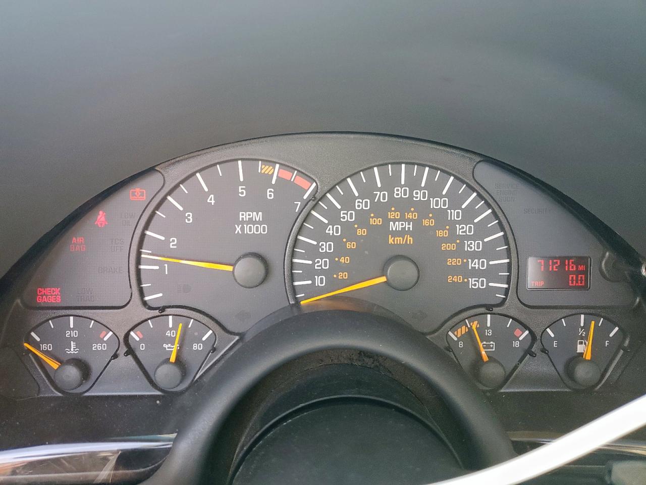 1998 Pontiac Firebird Formula Black vin: 2G2FV22G0W2204441