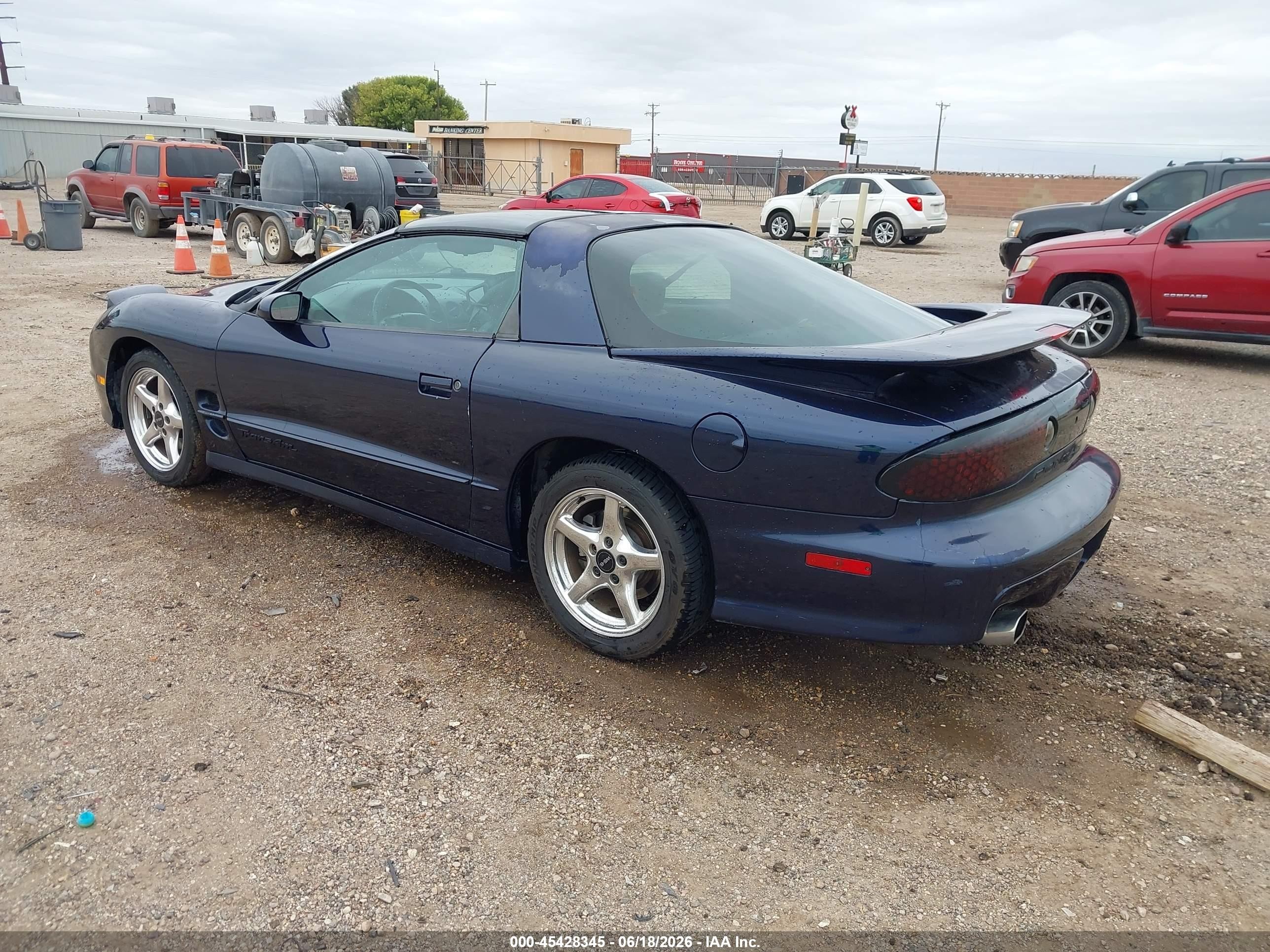 1998 Pontiac Firebird Trans Am Blue vin: 2G2FV22G0W2218632