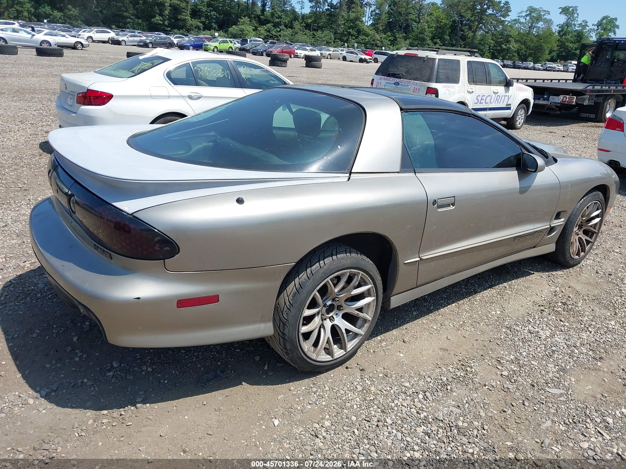 2001 Pontiac Firebird Trans Am Серебряный vin: 2G2FV22G112127863