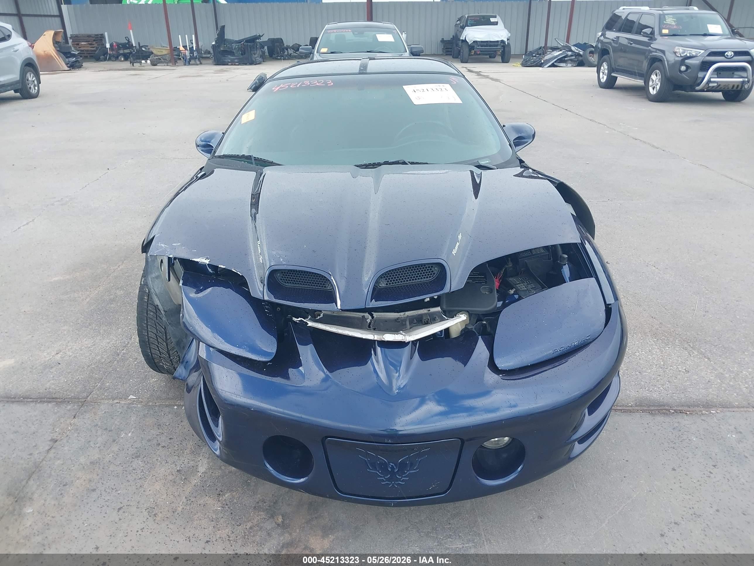 1999 Pontiac Firebird Trans Am Blue vin: 2G2FV22G1X2212324