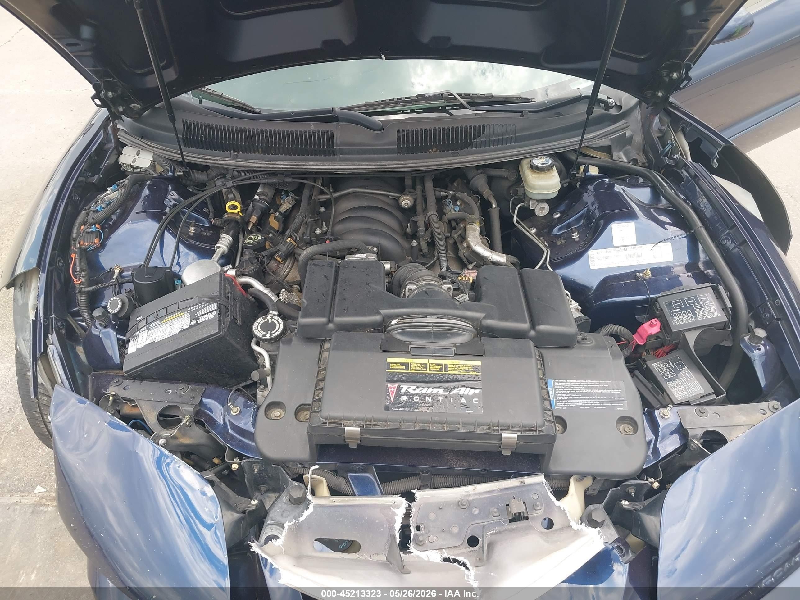 1999 Pontiac Firebird Trans Am Blue vin: 2G2FV22G1X2212324