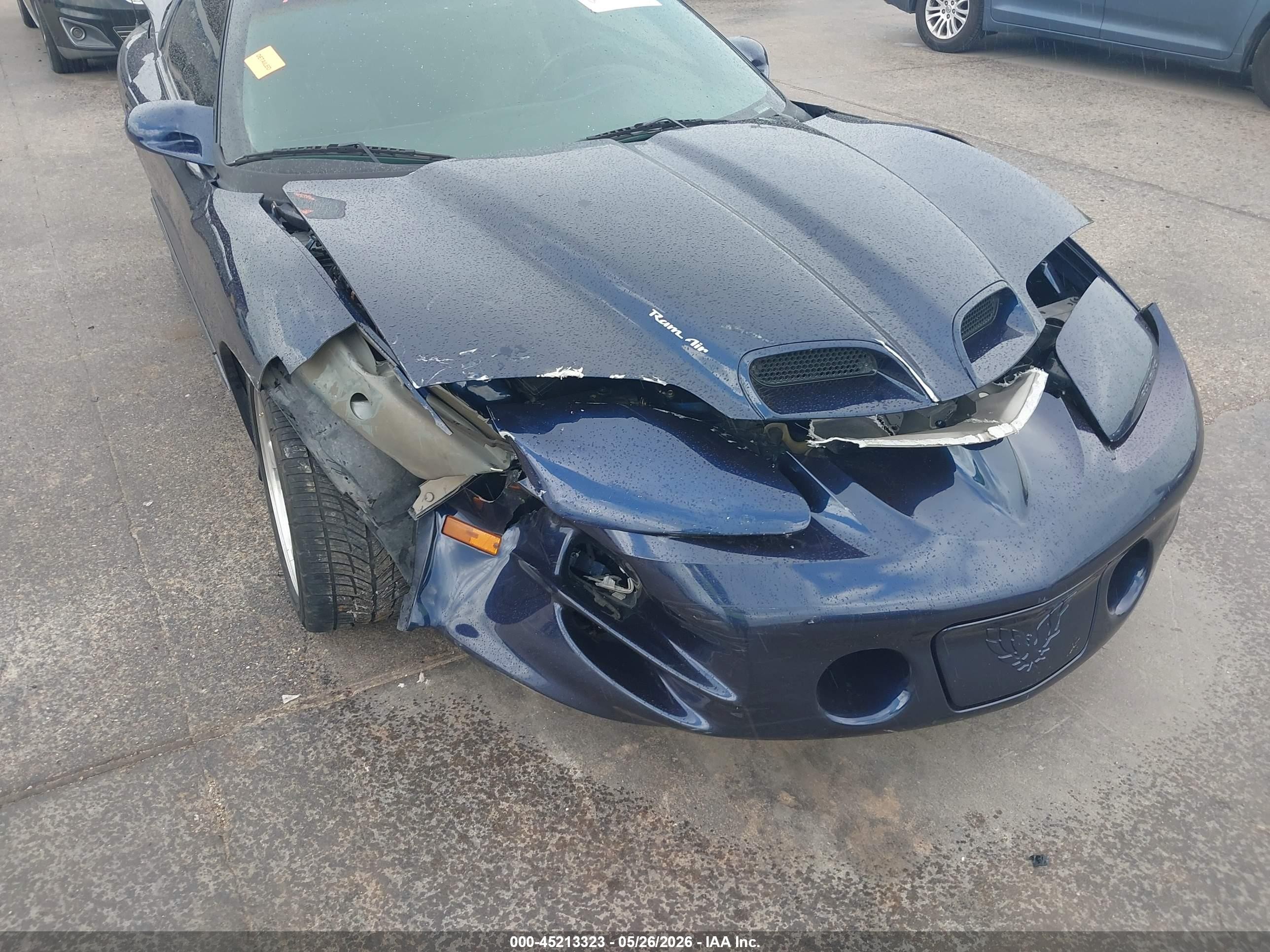 1999 Pontiac Firebird Trans Am Blue vin: 2G2FV22G1X2212324